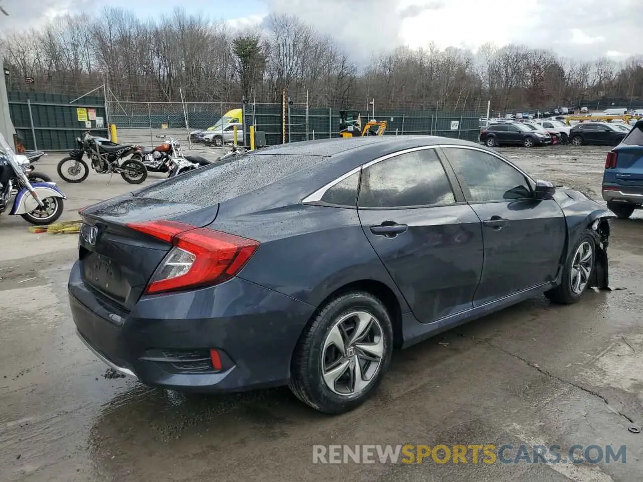 3 Photograph of a damaged car 2HGFC2F69KH574864 HONDA CIVIC 2019