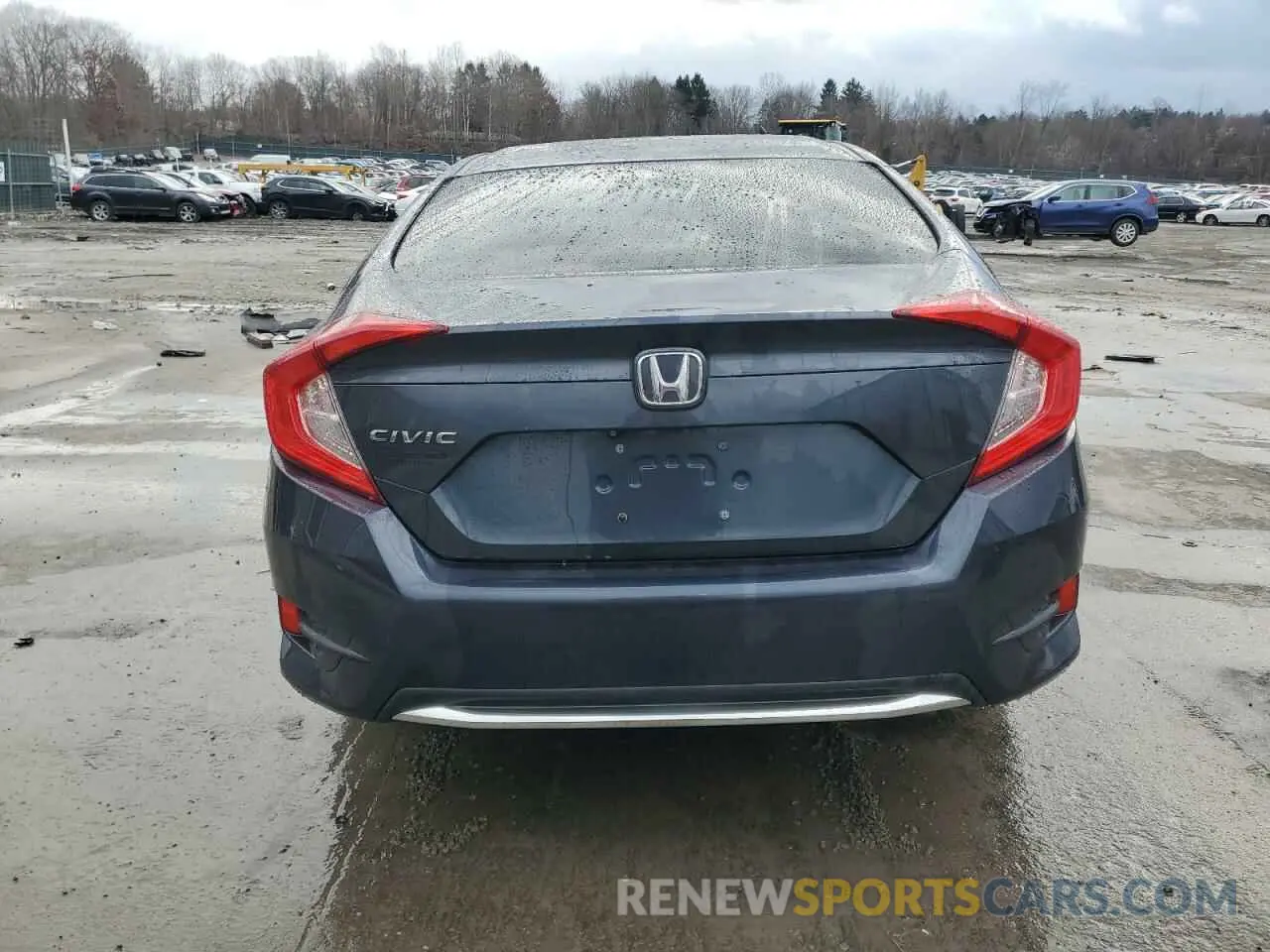 6 Photograph of a damaged car 2HGFC2F69KH574864 HONDA CIVIC 2019