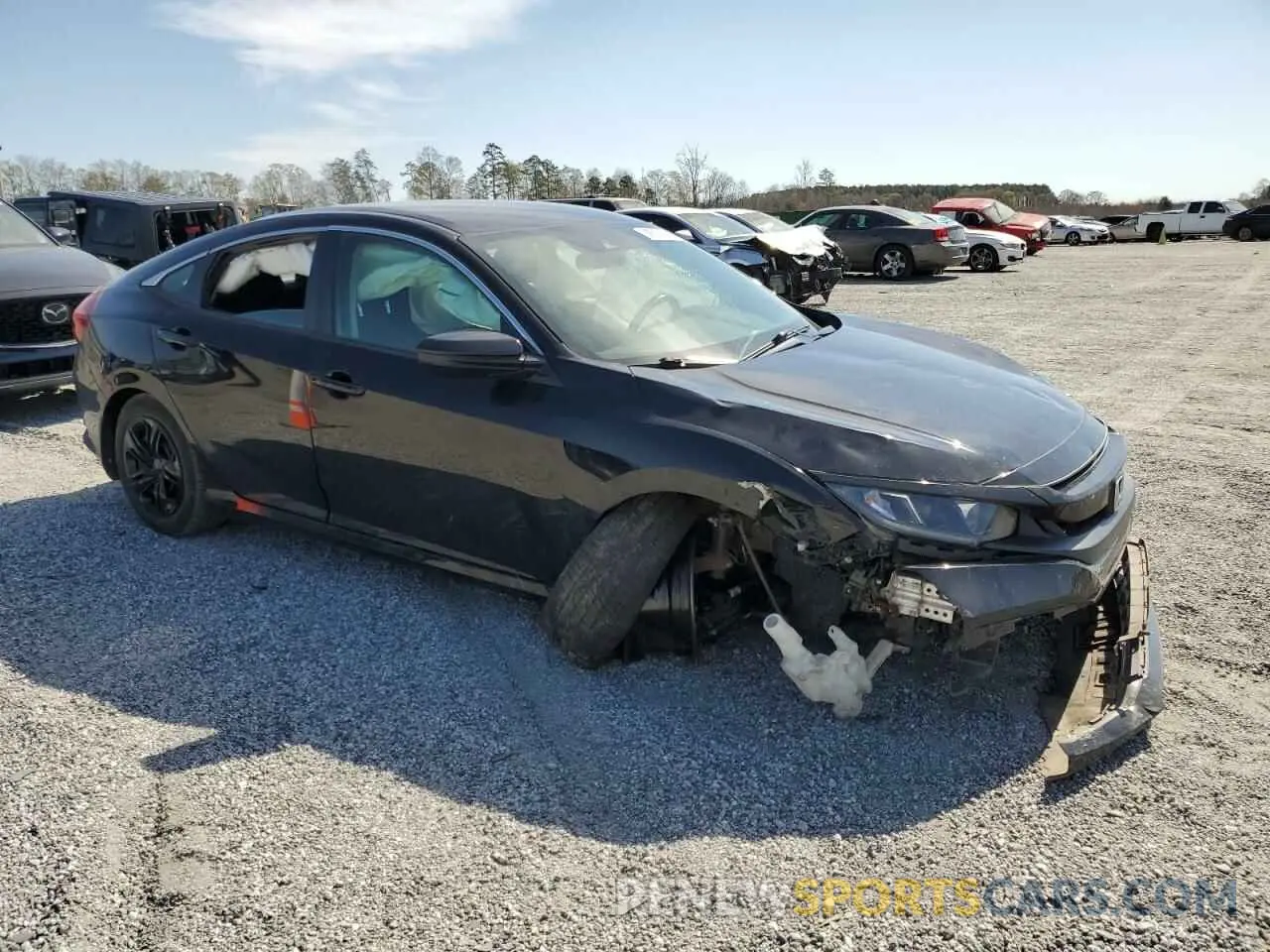 4 Фотография поврежденного автомобиля 2HGFC2F69KH582933 HONDA CIVIC 2019
