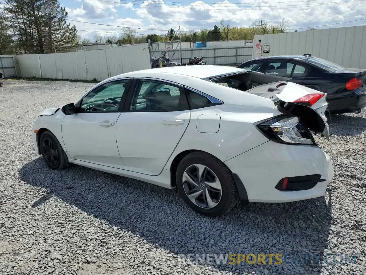 2 Photograph of a damaged car 2HGFC2F69KH586349 HONDA CIVIC 2019