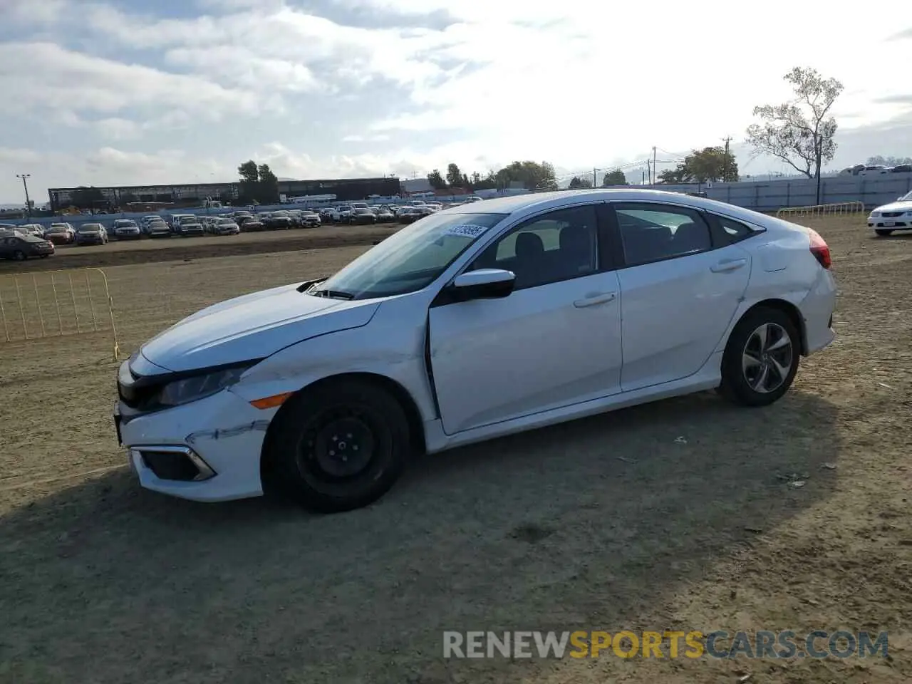 1 Photograph of a damaged car 2HGFC2F69KH597030 HONDA CIVIC 2019