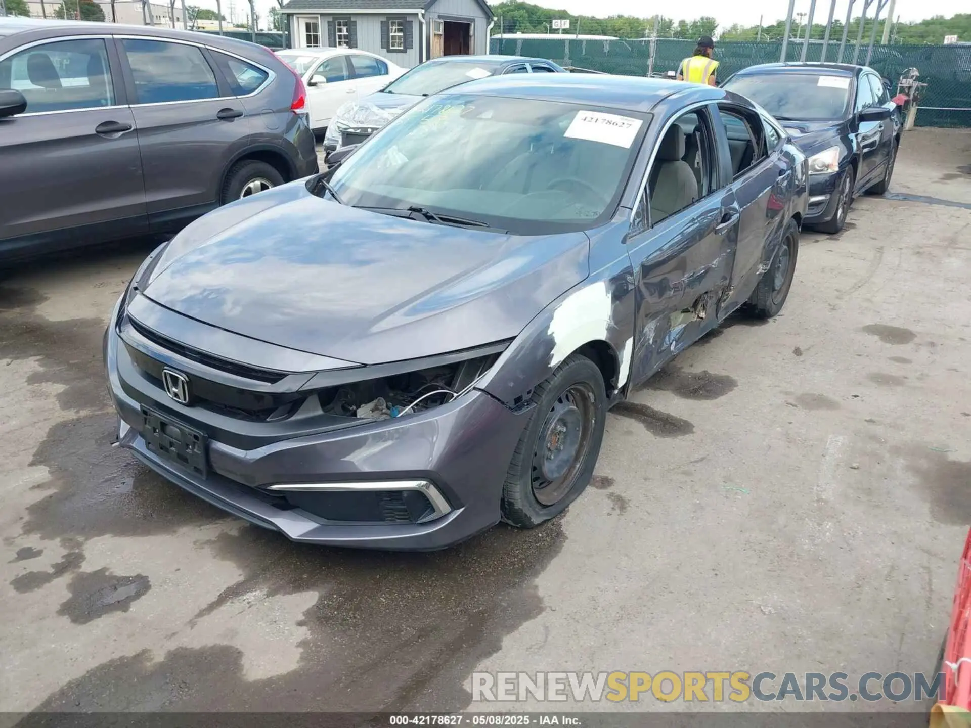 2 Photograph of a damaged car 2HGFC2F6XKH502913 HONDA CIVIC 2019