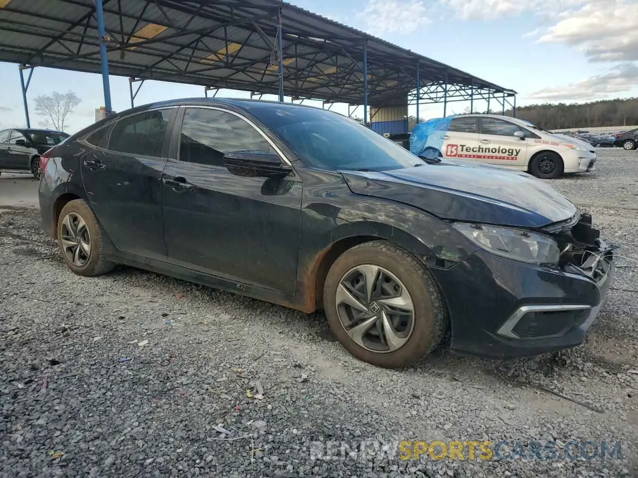 4 Photograph of a damaged car 2HGFC2F6XKH504290 HONDA CIVIC 2019