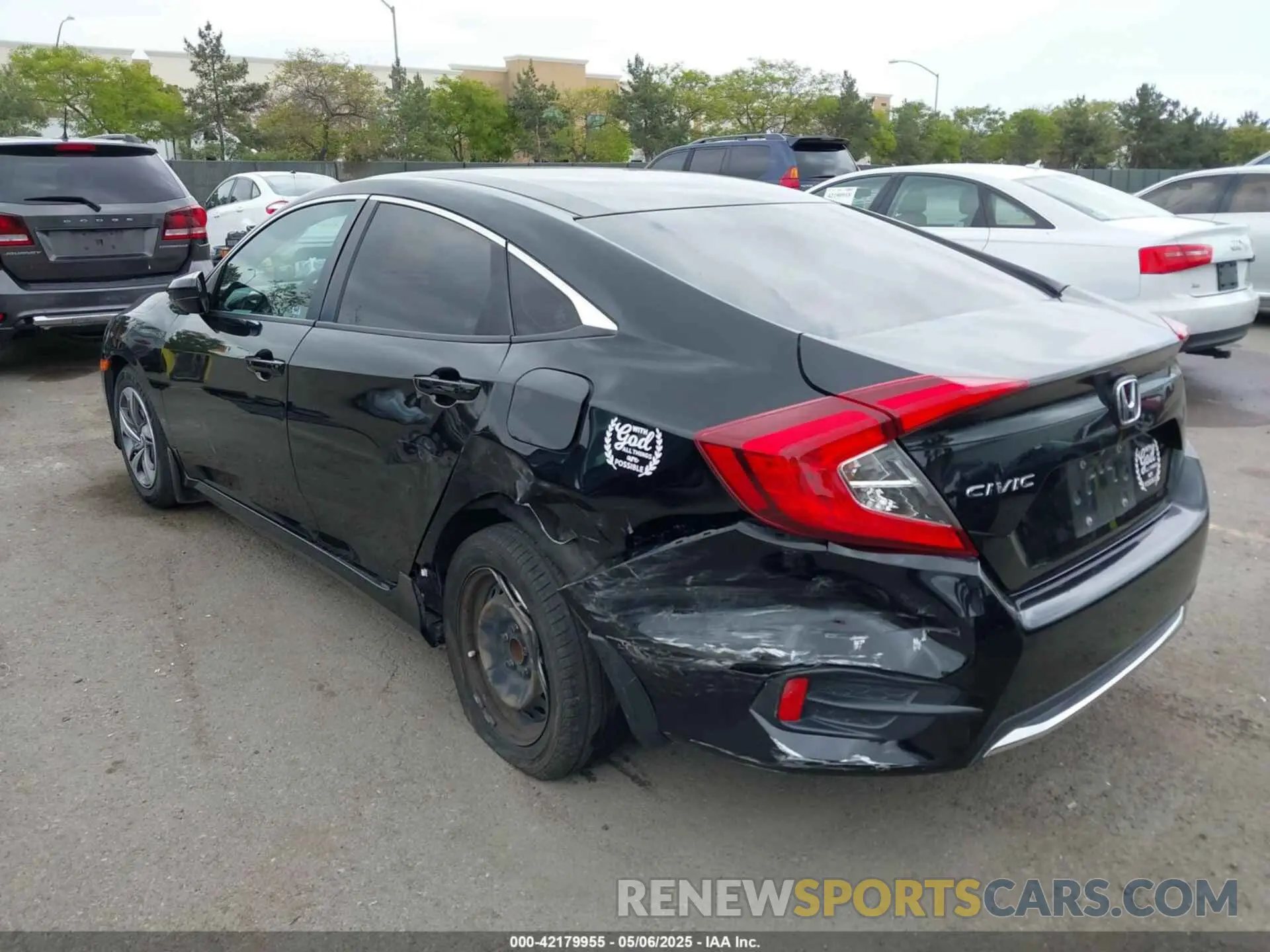 6 Фотография поврежденного автомобиля 2HGFC2F6XKH525382 HONDA CIVIC 2019