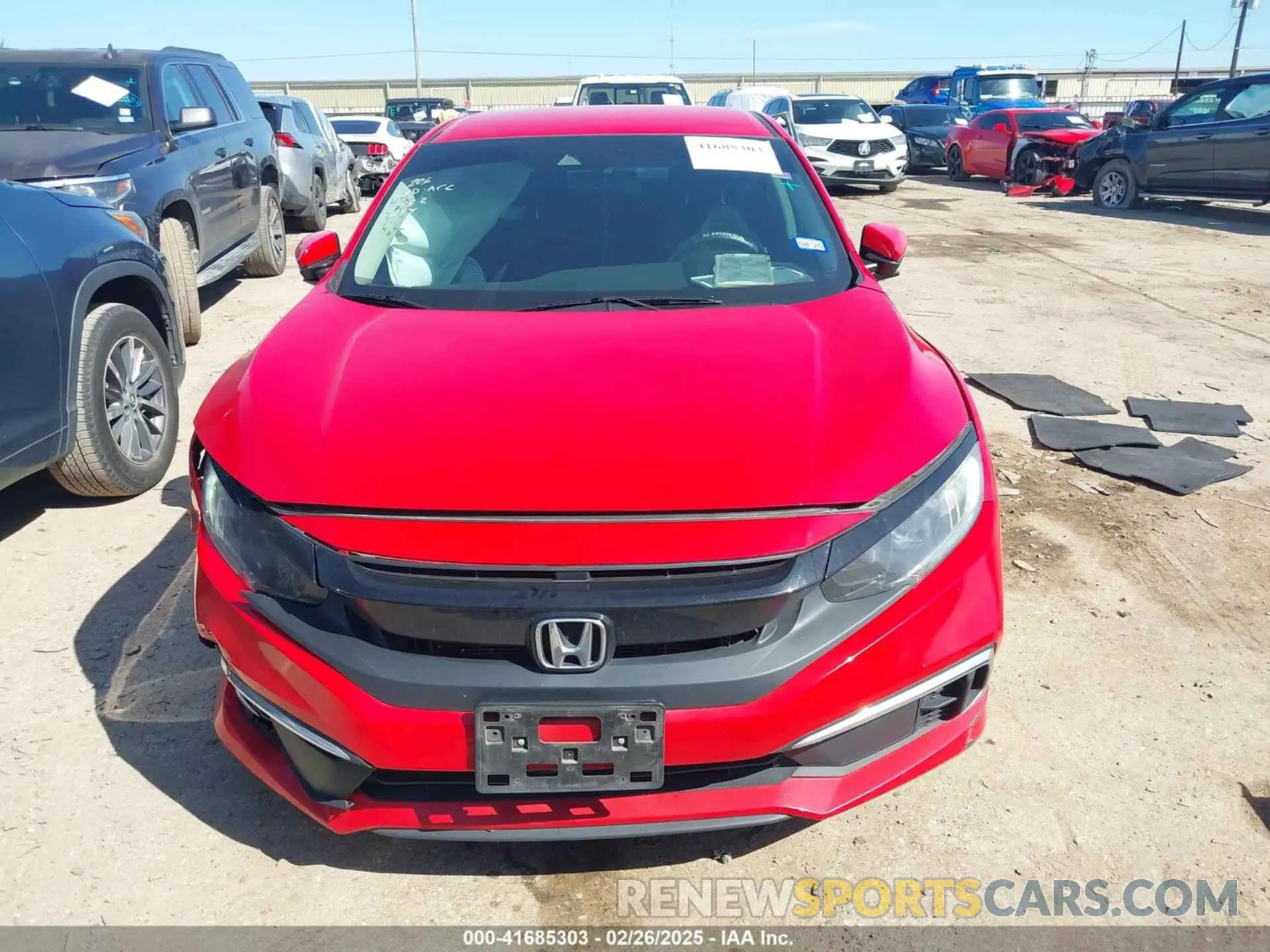 12 Photograph of a damaged car 2HGFC2F6XKH537127 HONDA CIVIC 2019