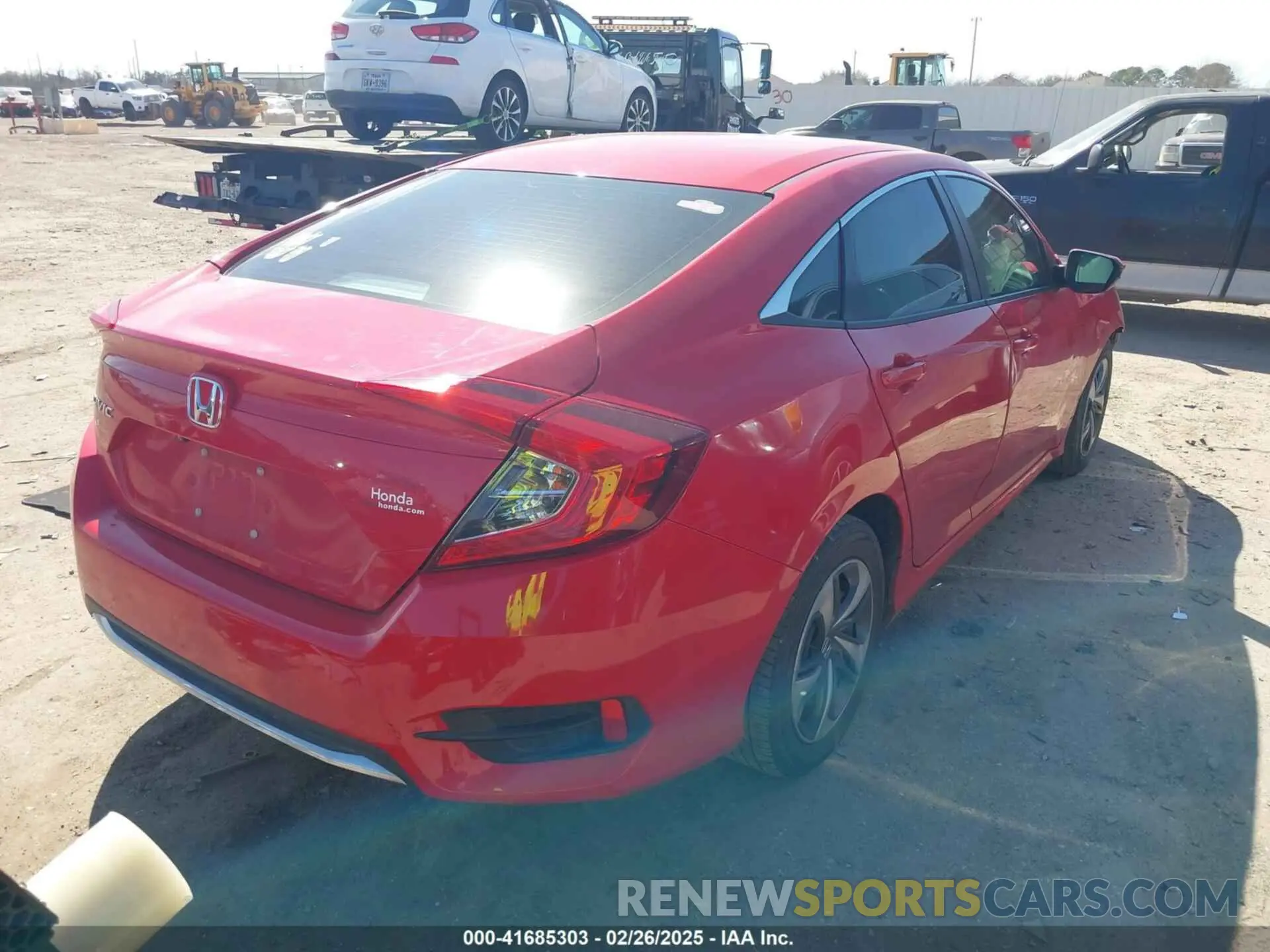 4 Photograph of a damaged car 2HGFC2F6XKH537127 HONDA CIVIC 2019