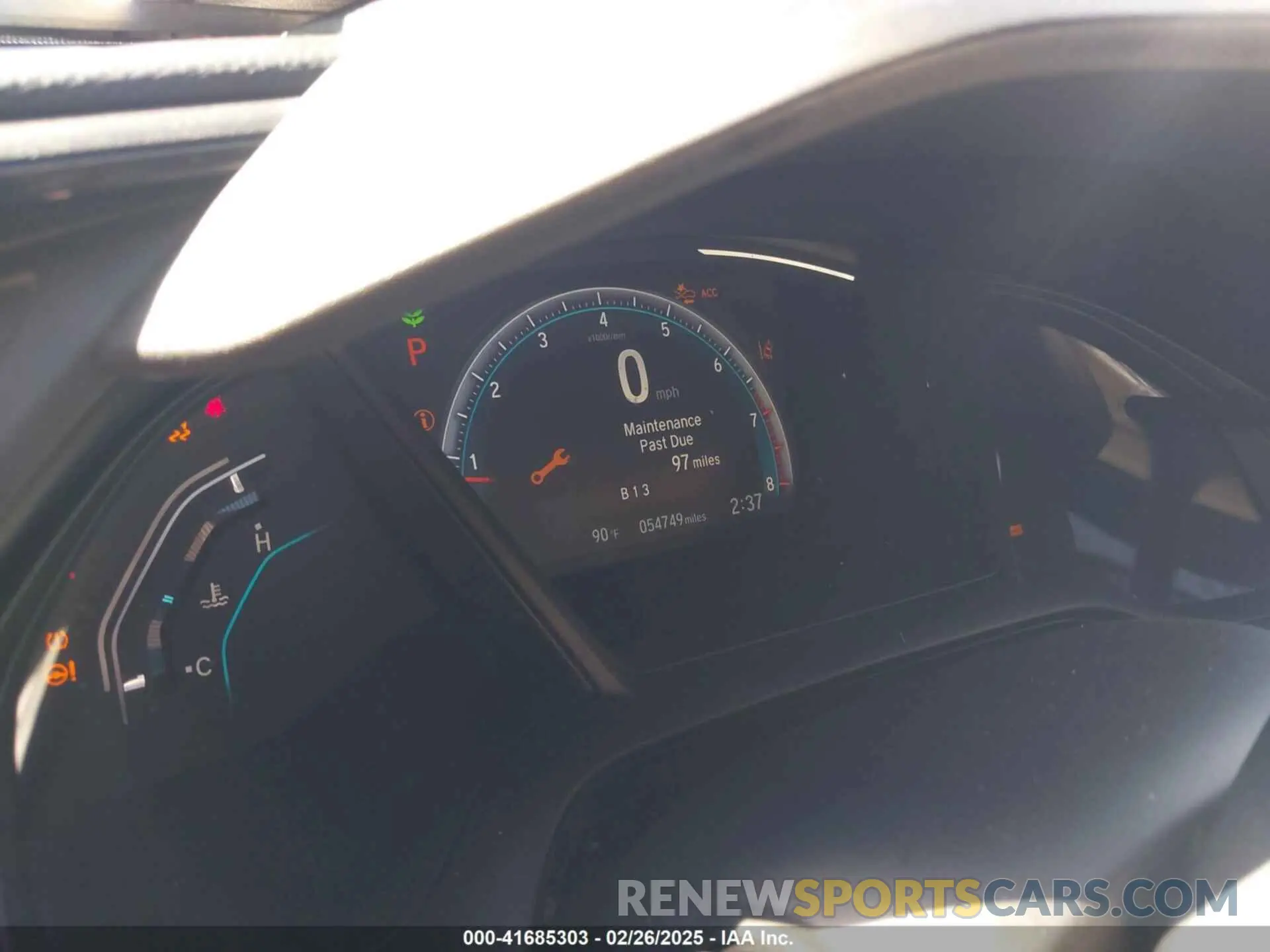 7 Photograph of a damaged car 2HGFC2F6XKH537127 HONDA CIVIC 2019