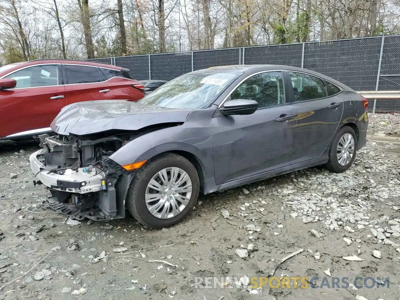 1 Photograph of a damaged car 2HGFC2F6XKH551593 HONDA CIVIC 2019