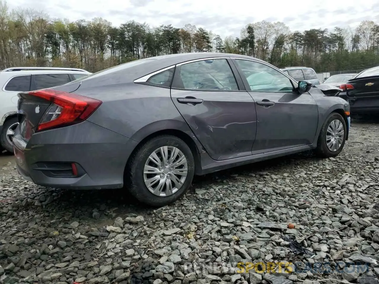 3 Photograph of a damaged car 2HGFC2F6XKH551593 HONDA CIVIC 2019