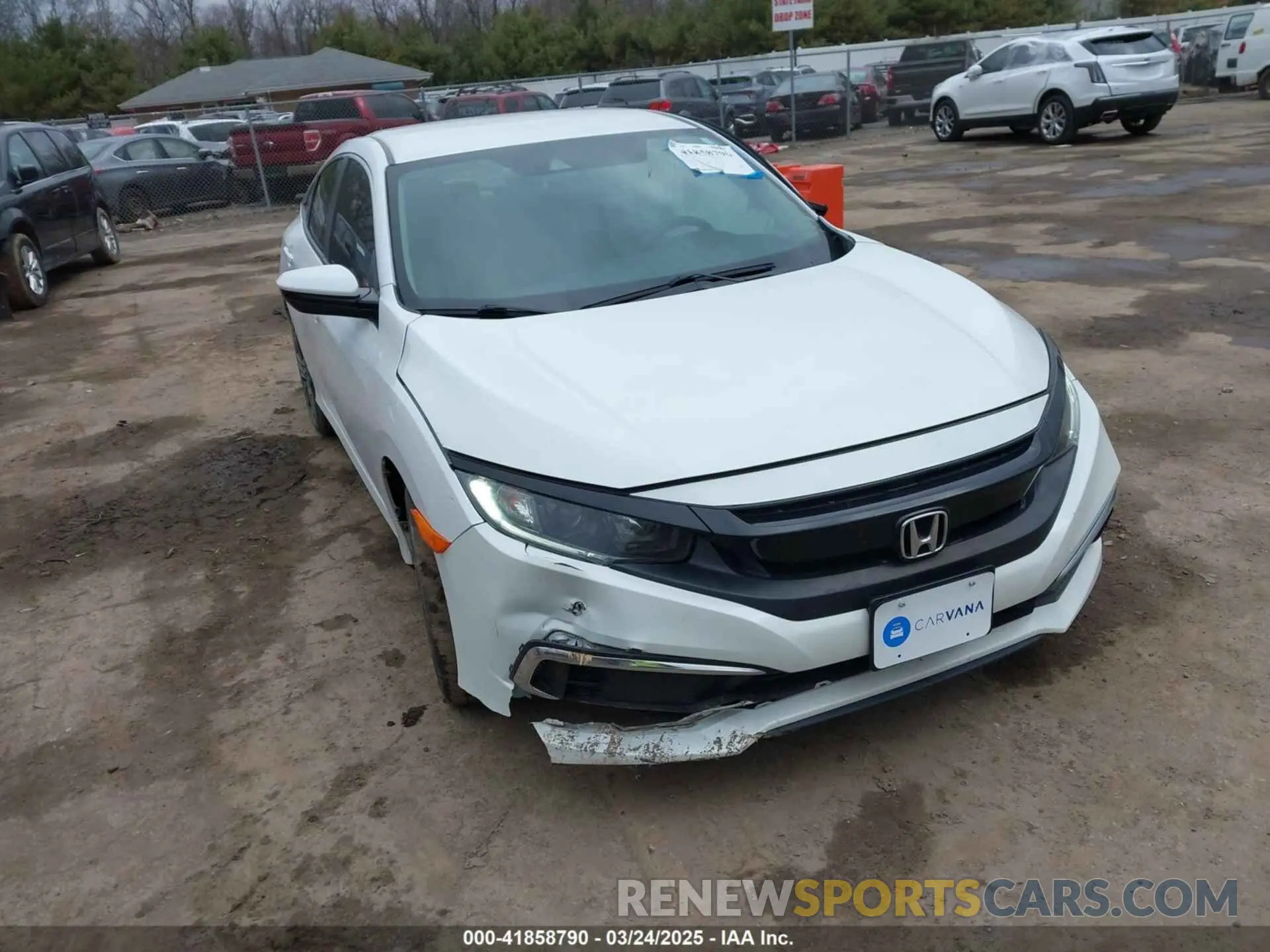 1 Photograph of a damaged car 2HGFC2F6XKH552789 HONDA CIVIC 2019
