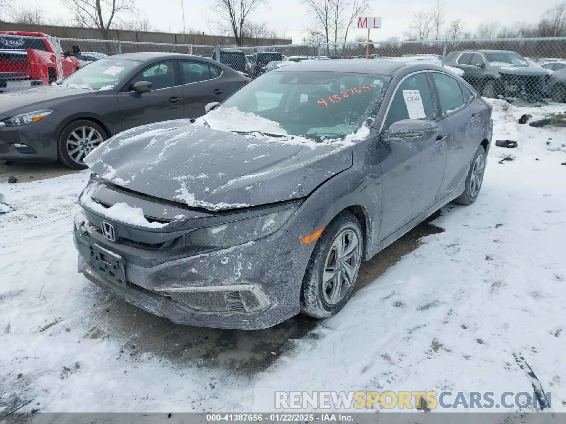 2 Фотография поврежденного автомобиля 2HGFC2F6XKH570600 HONDA CIVIC 2019