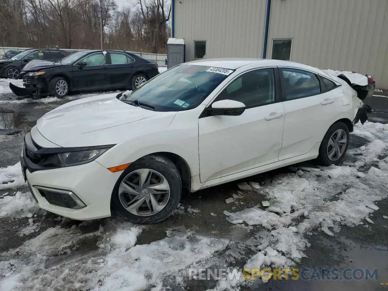 1 Photograph of a damaged car 2HGFC2F6XKH580074 HONDA CIVIC 2019