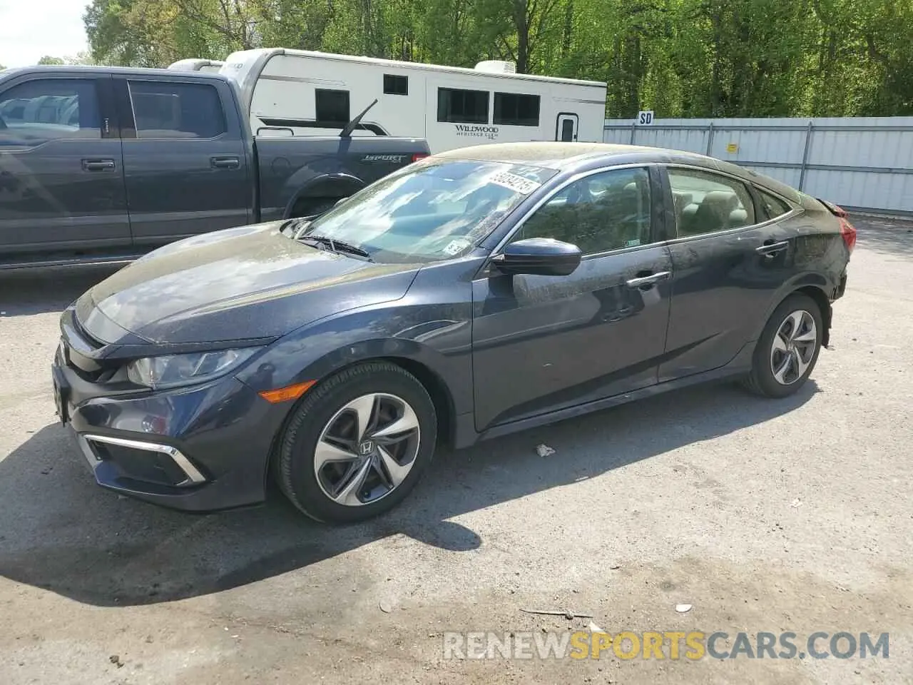 1 Фотография поврежденного автомобиля 2HGFC2F6XKH584304 HONDA CIVIC 2019