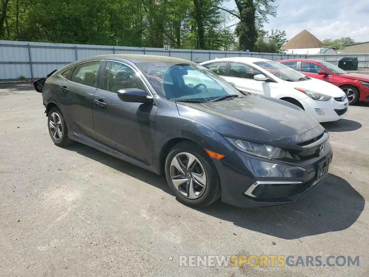 4 Фотография поврежденного автомобиля 2HGFC2F6XKH584304 HONDA CIVIC 2019