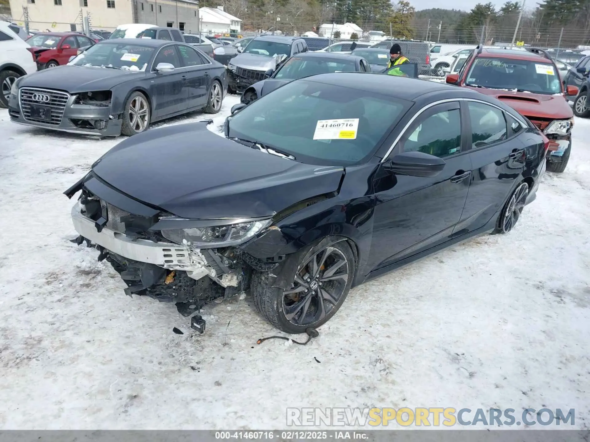 2 Photograph of a damaged car 2HGFC2F80KH515476 HONDA CIVIC 2019