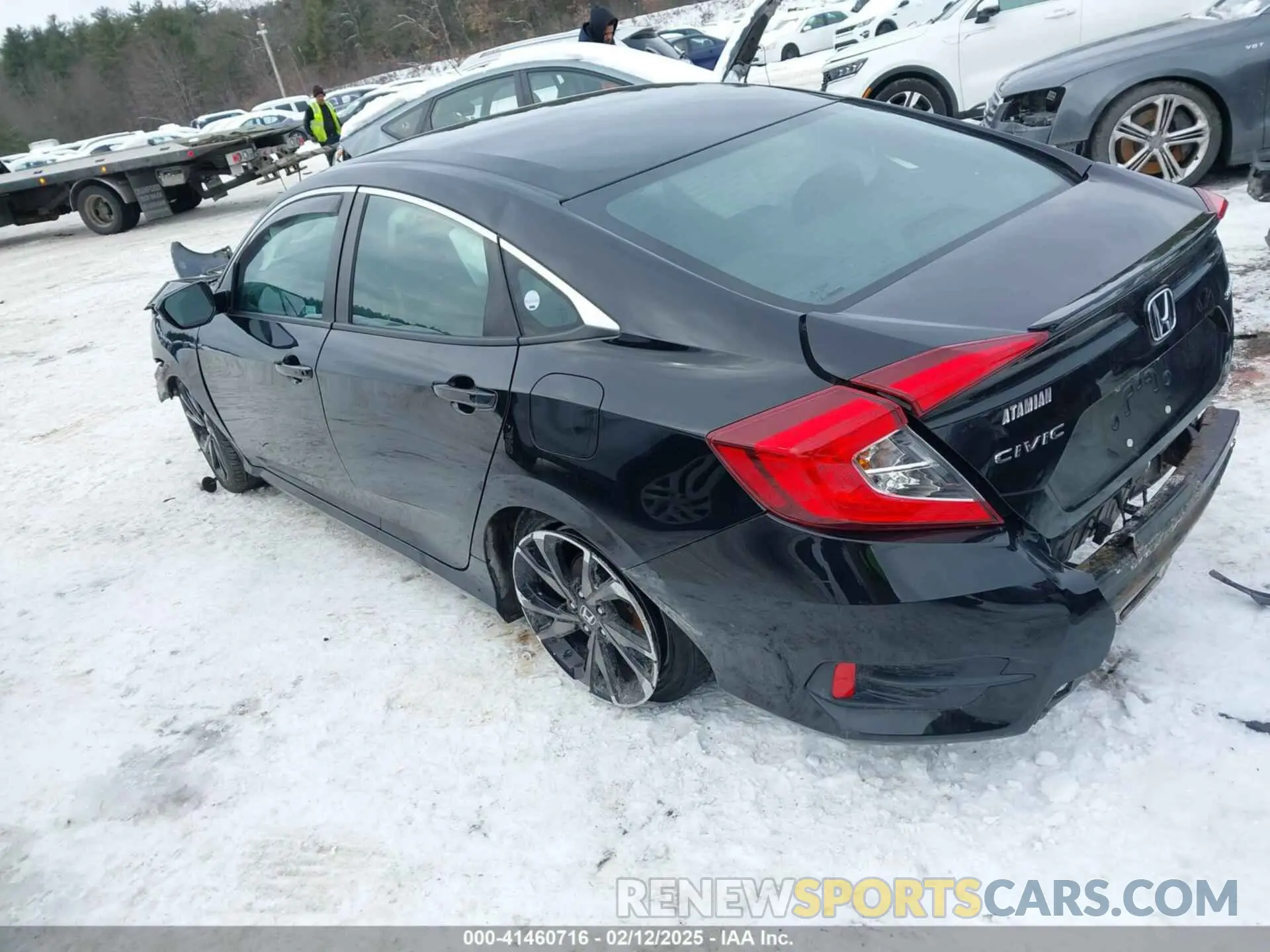 3 Photograph of a damaged car 2HGFC2F80KH515476 HONDA CIVIC 2019