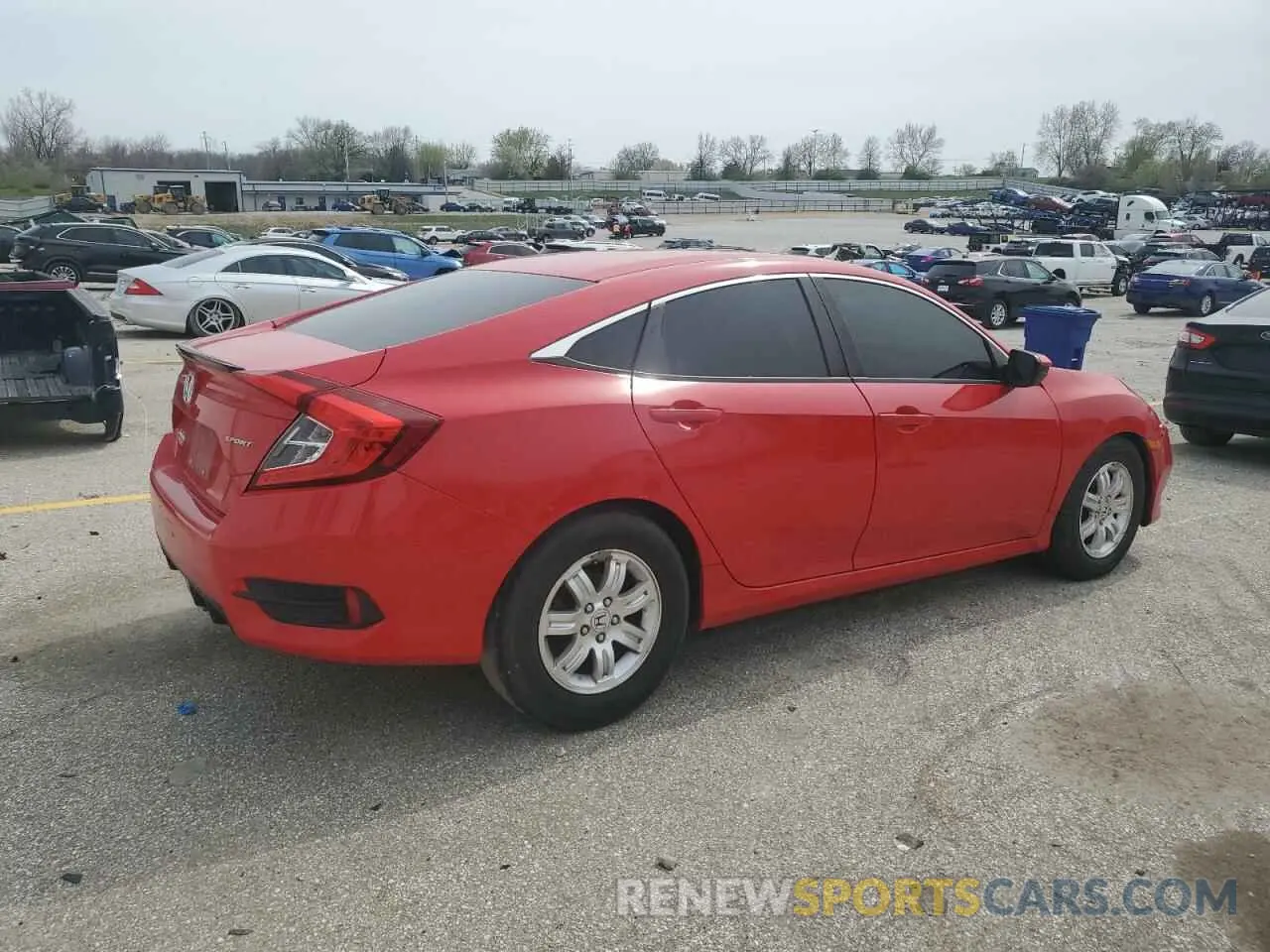 3 Photograph of a damaged car 2HGFC2F80KH517096 HONDA CIVIC 2019