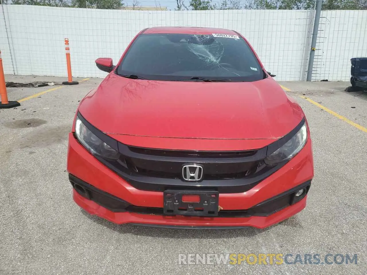5 Photograph of a damaged car 2HGFC2F80KH517096 HONDA CIVIC 2019