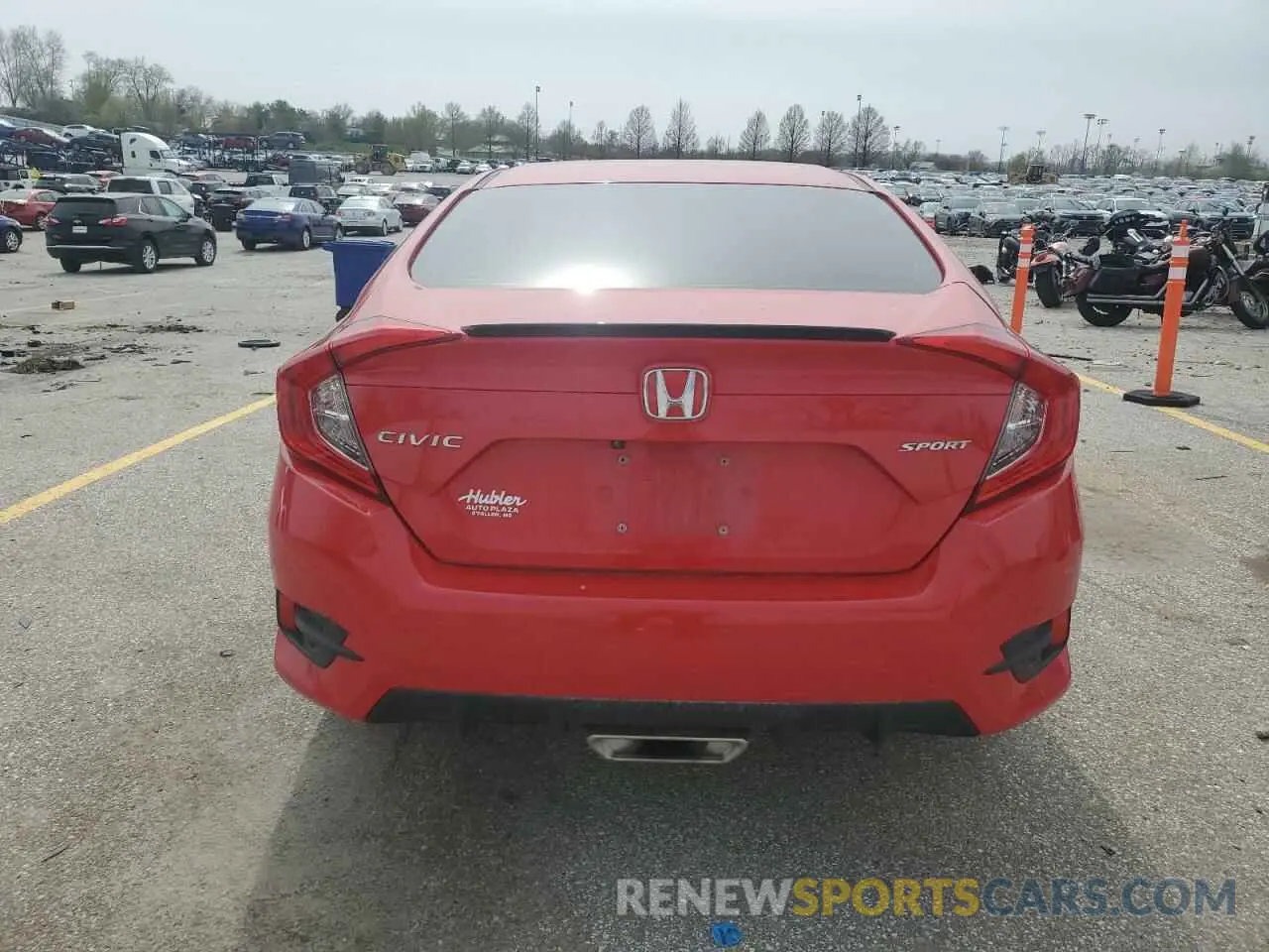 6 Photograph of a damaged car 2HGFC2F80KH517096 HONDA CIVIC 2019