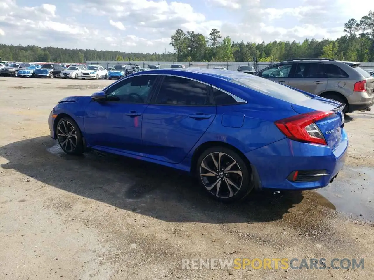 2 Photograph of a damaged car 2HGFC2F80KH521441 HONDA CIVIC 2019