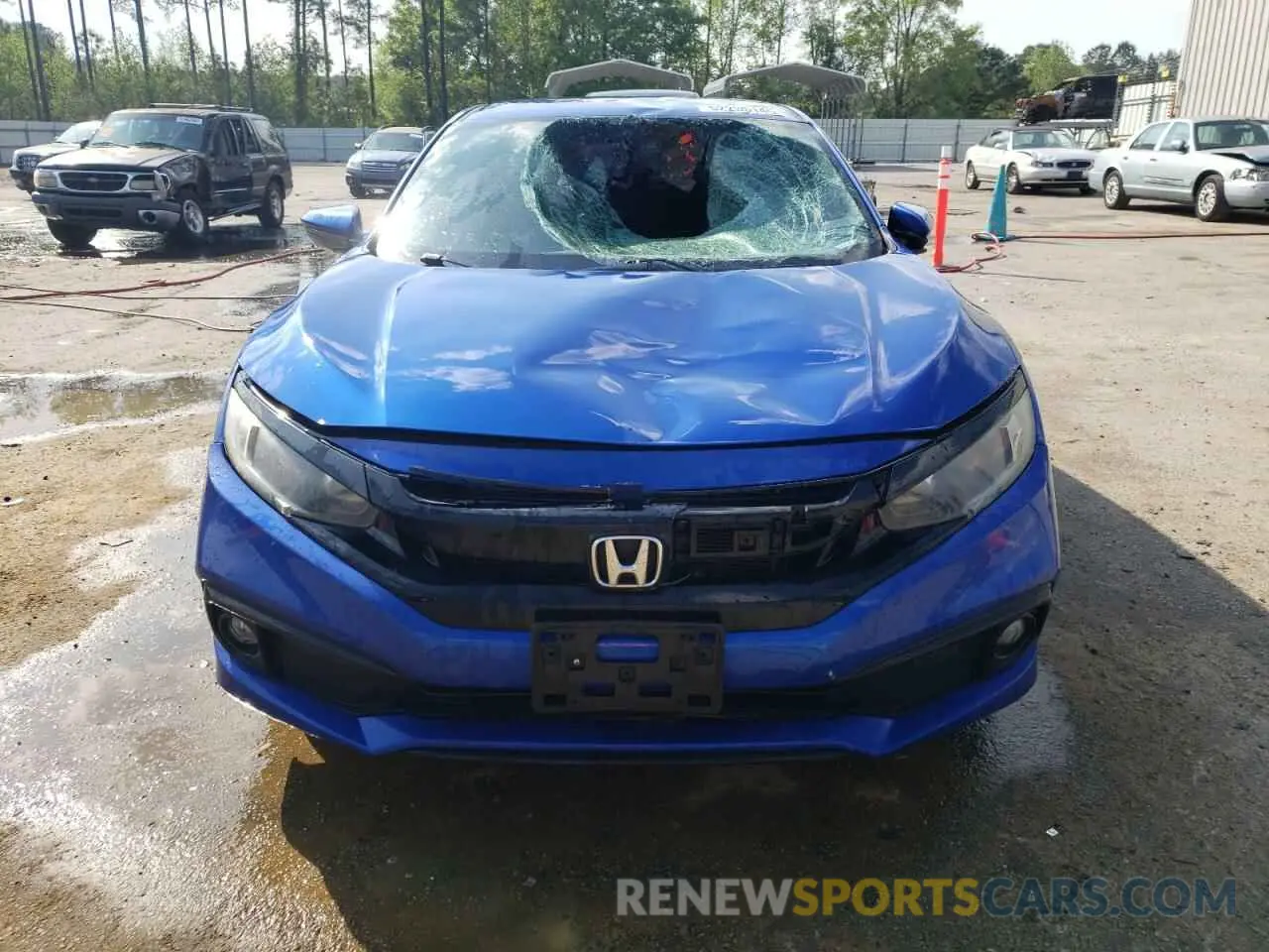 5 Photograph of a damaged car 2HGFC2F80KH521441 HONDA CIVIC 2019