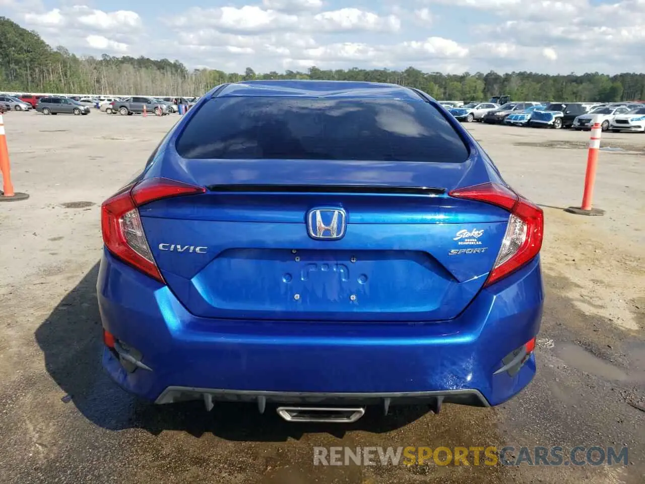 6 Photograph of a damaged car 2HGFC2F80KH521441 HONDA CIVIC 2019