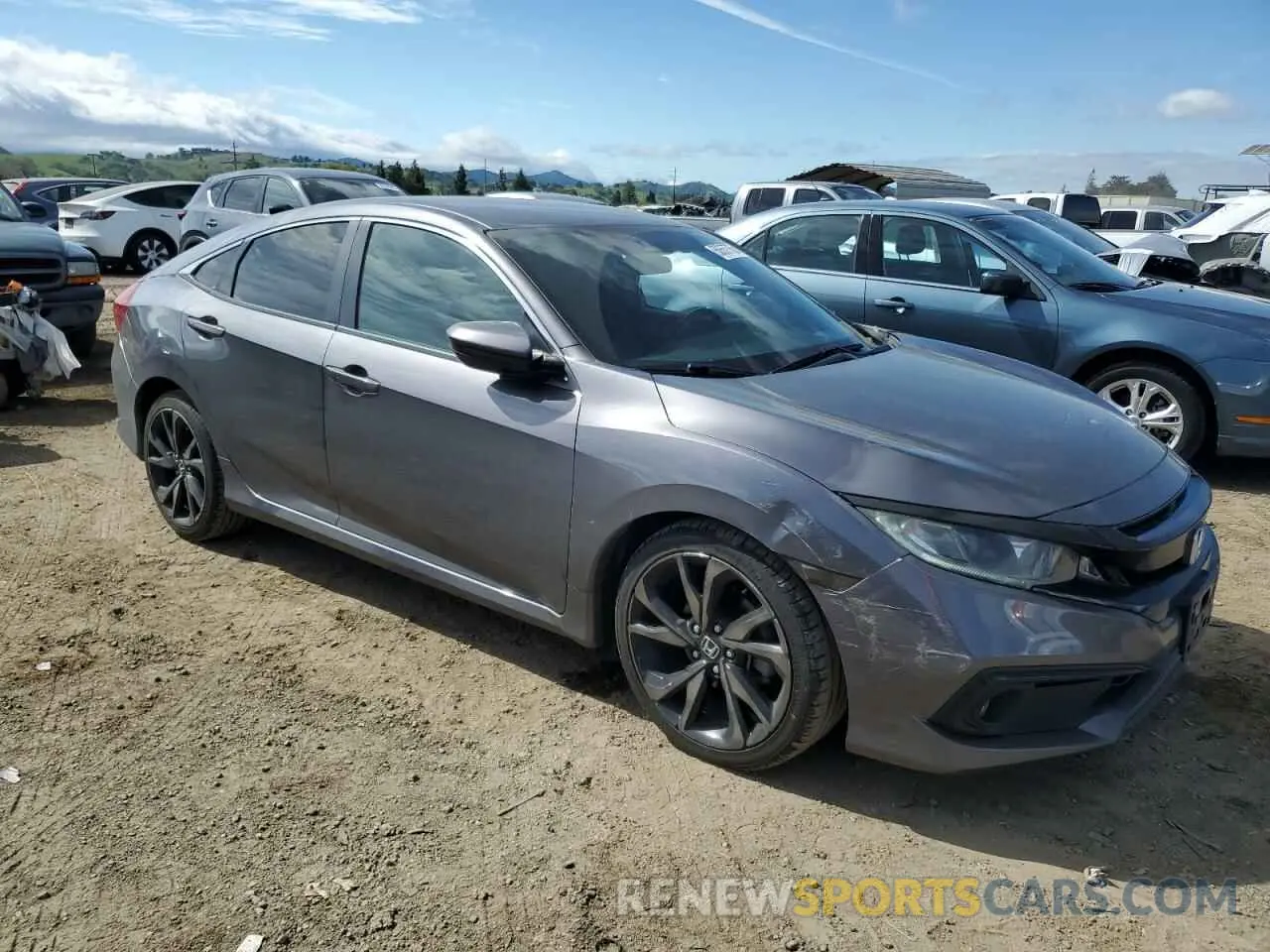 4 Photograph of a damaged car 2HGFC2F80KH523447 HONDA CIVIC 2019