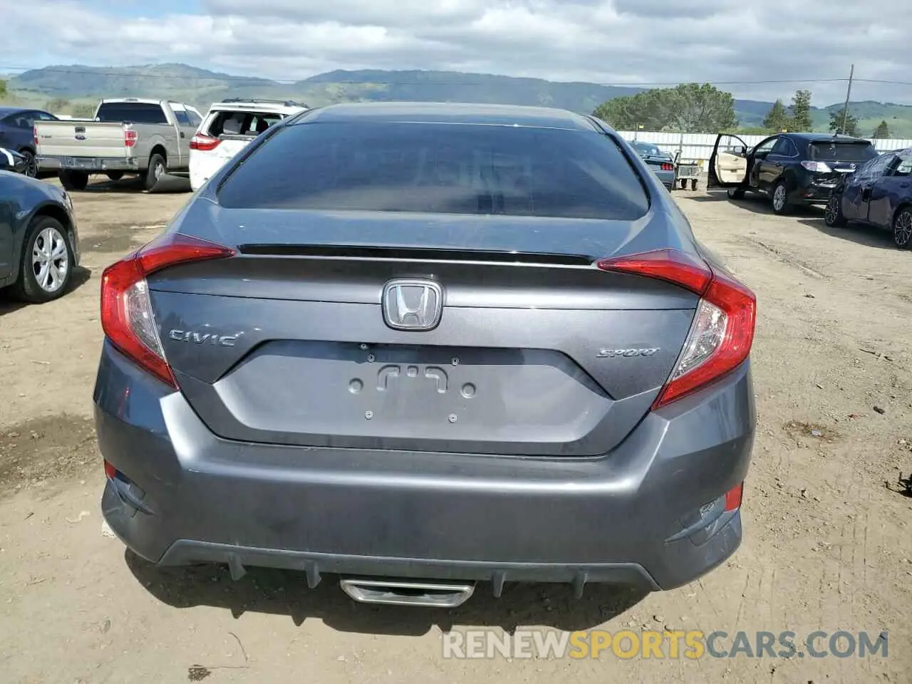 6 Photograph of a damaged car 2HGFC2F80KH523447 HONDA CIVIC 2019