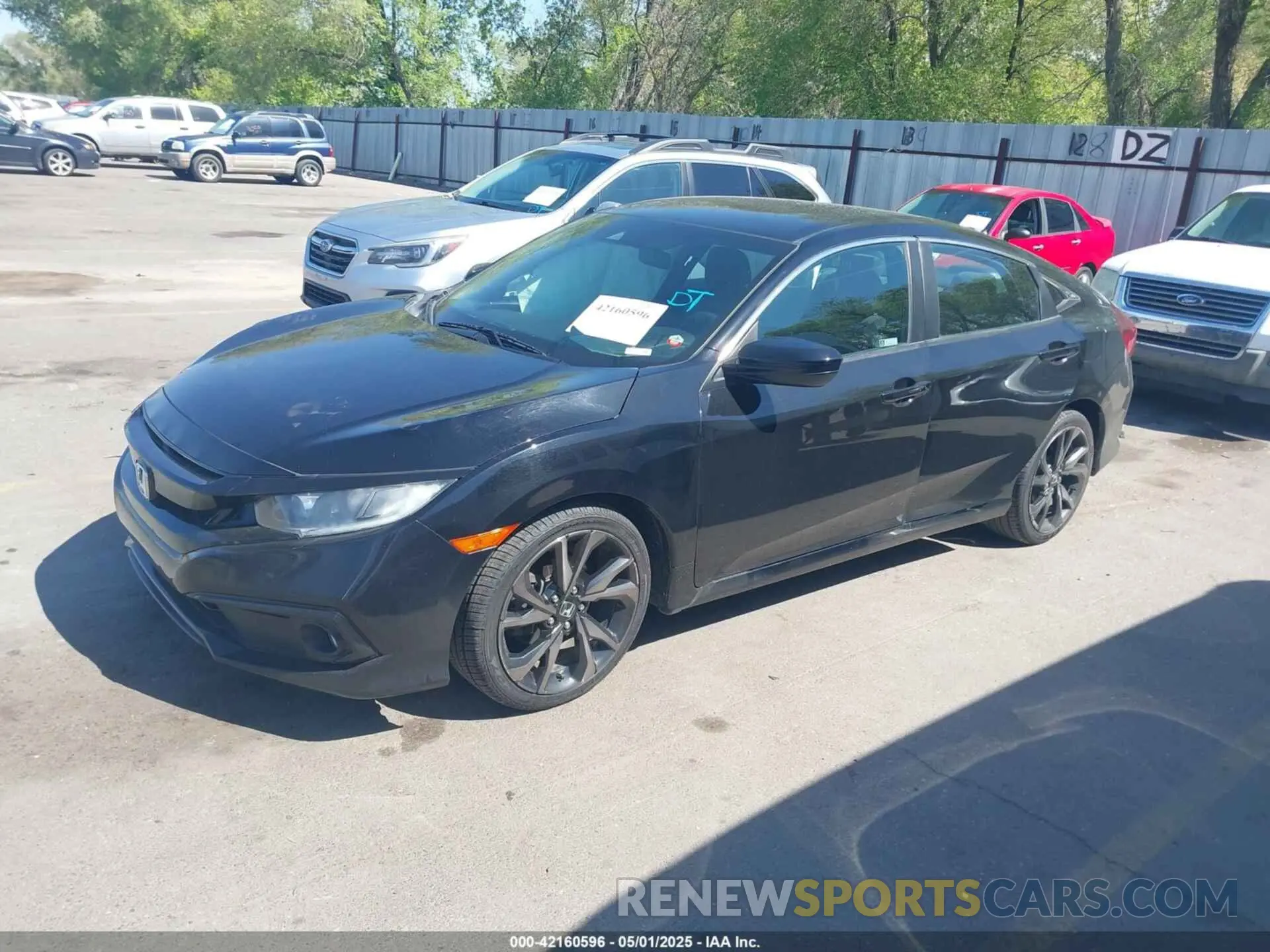 2 Photograph of a damaged car 2HGFC2F80KH525781 HONDA CIVIC 2019