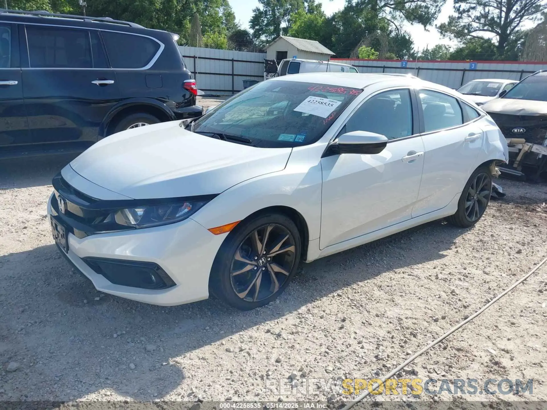 2 Photograph of a damaged car 2HGFC2F80KH539437 HONDA CIVIC 2019