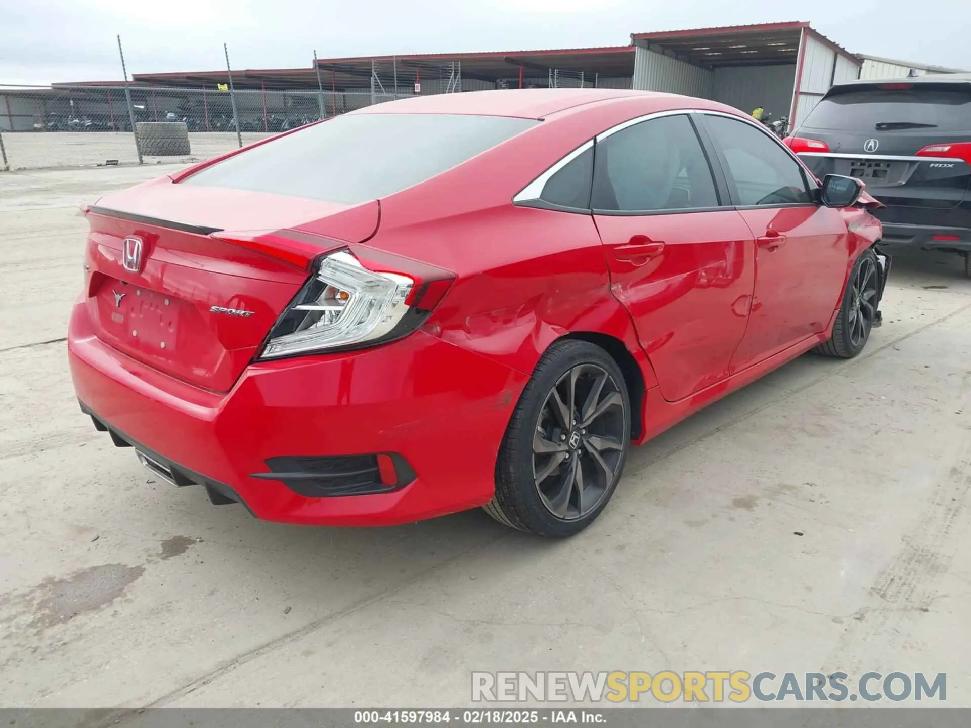 4 Фотография поврежденного автомобиля 2HGFC2F80KH542452 HONDA CIVIC 2019