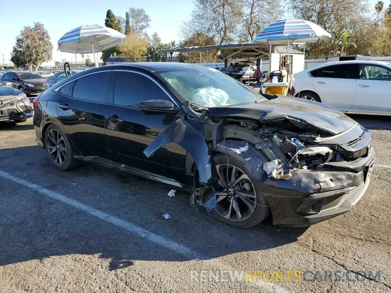 4 Фотография поврежденного автомобиля 2HGFC2F80KH577461 HONDA CIVIC 2019
