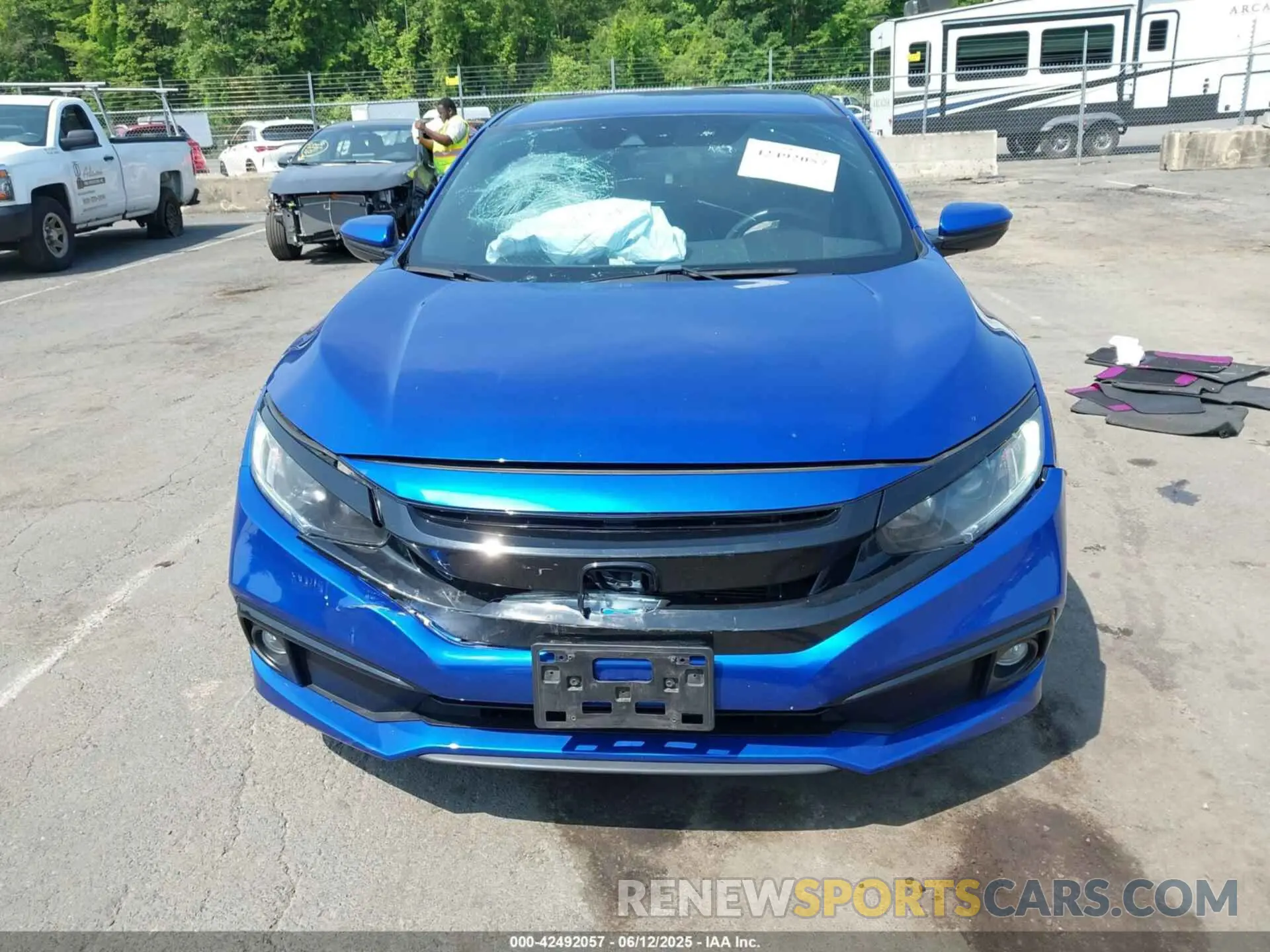 12 Photograph of a damaged car 2HGFC2F80KH594082 HONDA CIVIC 2019