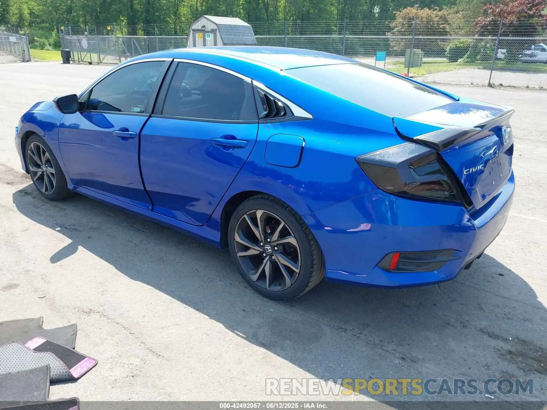 3 Photograph of a damaged car 2HGFC2F80KH594082 HONDA CIVIC 2019