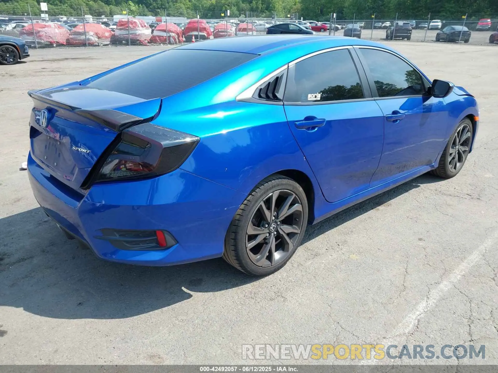 4 Photograph of a damaged car 2HGFC2F80KH594082 HONDA CIVIC 2019