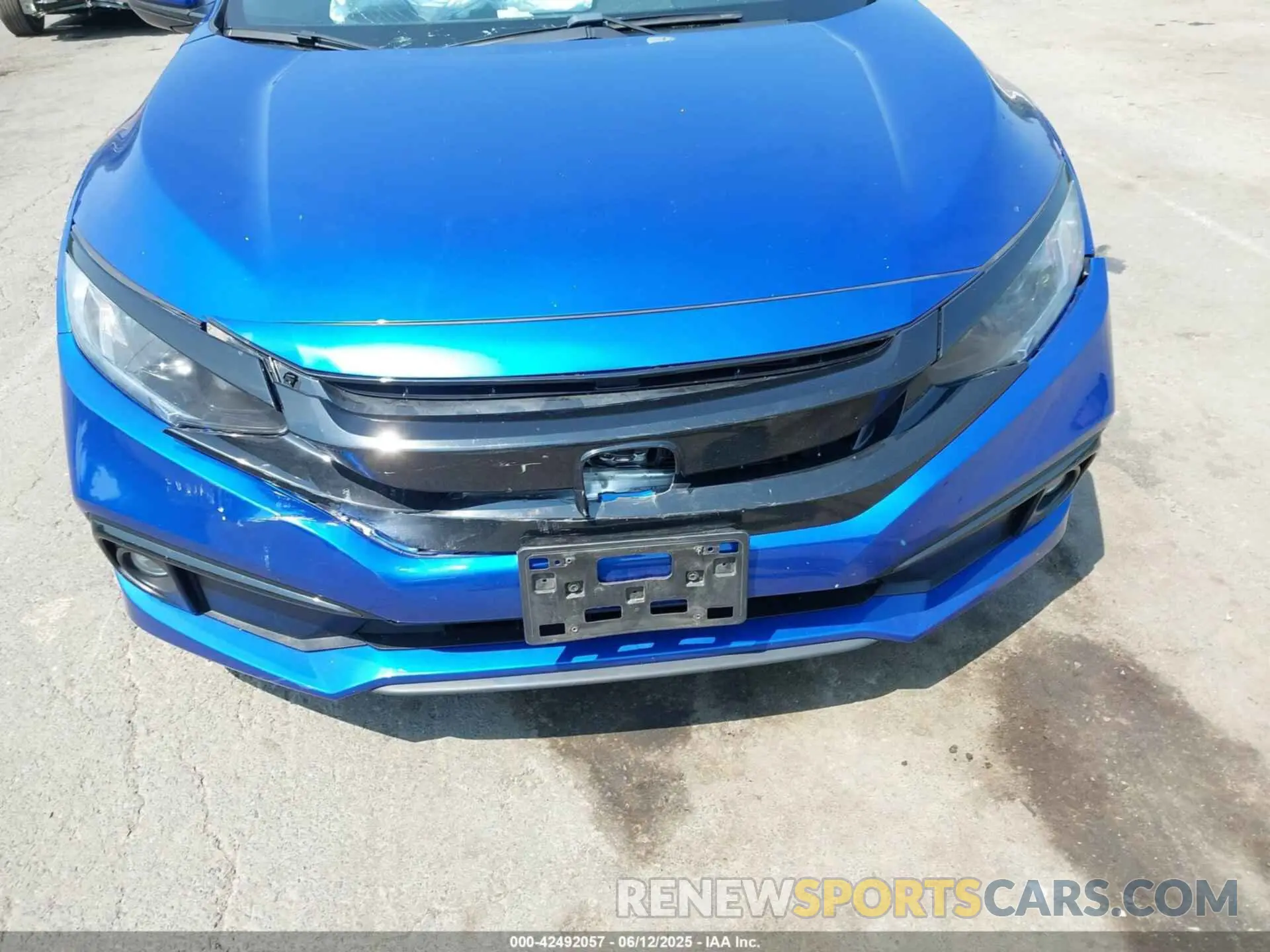 6 Photograph of a damaged car 2HGFC2F80KH594082 HONDA CIVIC 2019