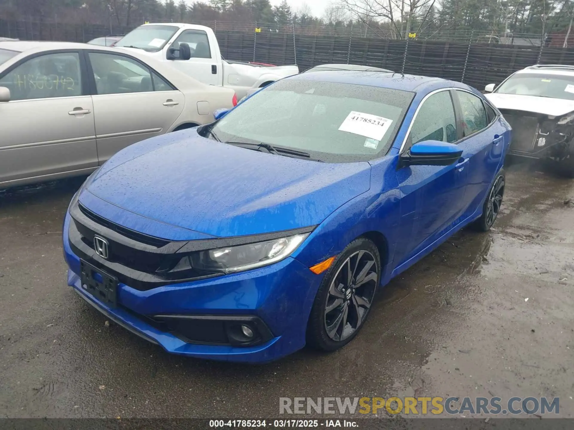 2 Photograph of a damaged car 2HGFC2F80KH602942 HONDA CIVIC 2019