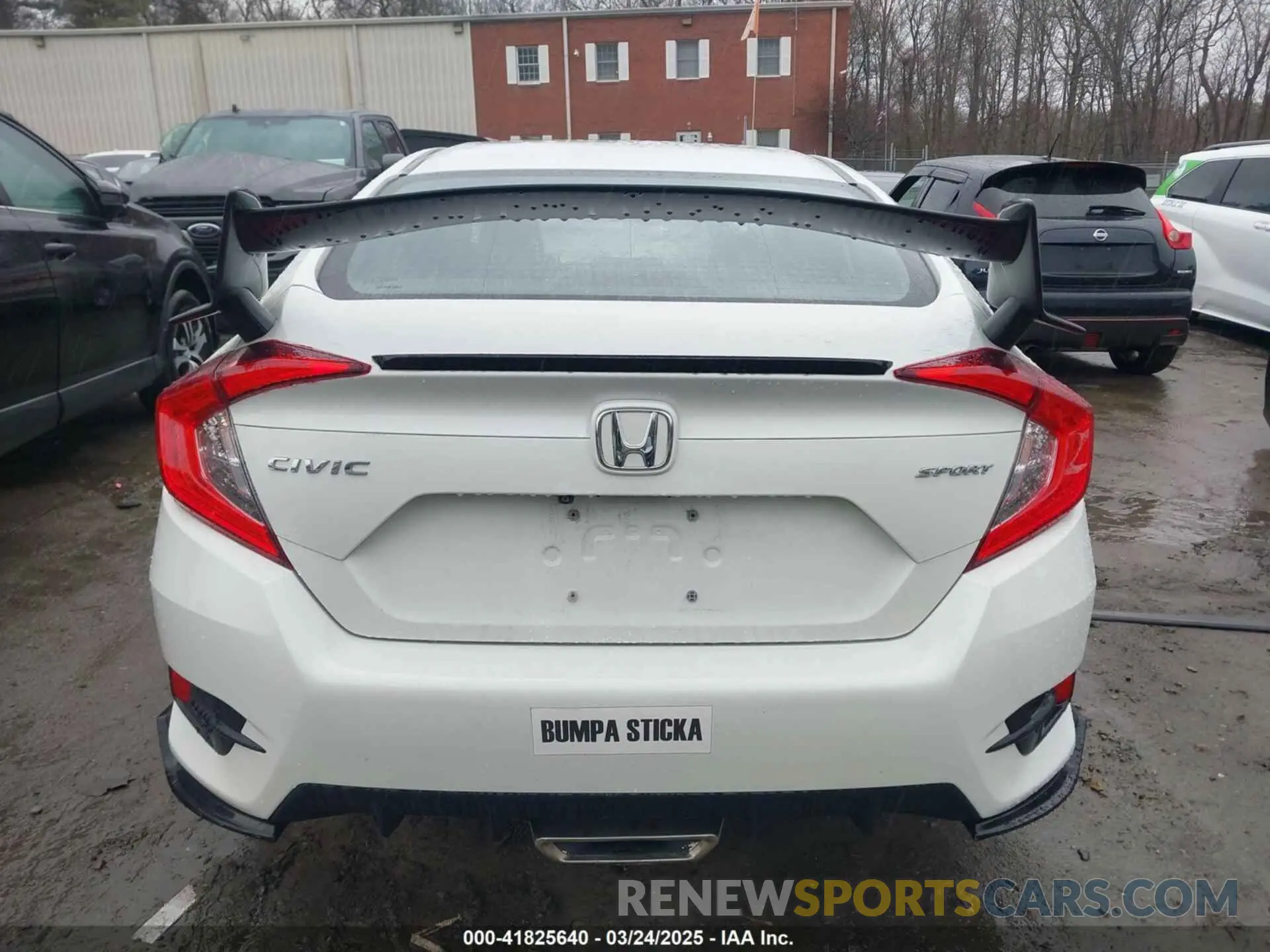 16 Фотография поврежденного автомобиля 2HGFC2F80KH605100 HONDA CIVIC 2019