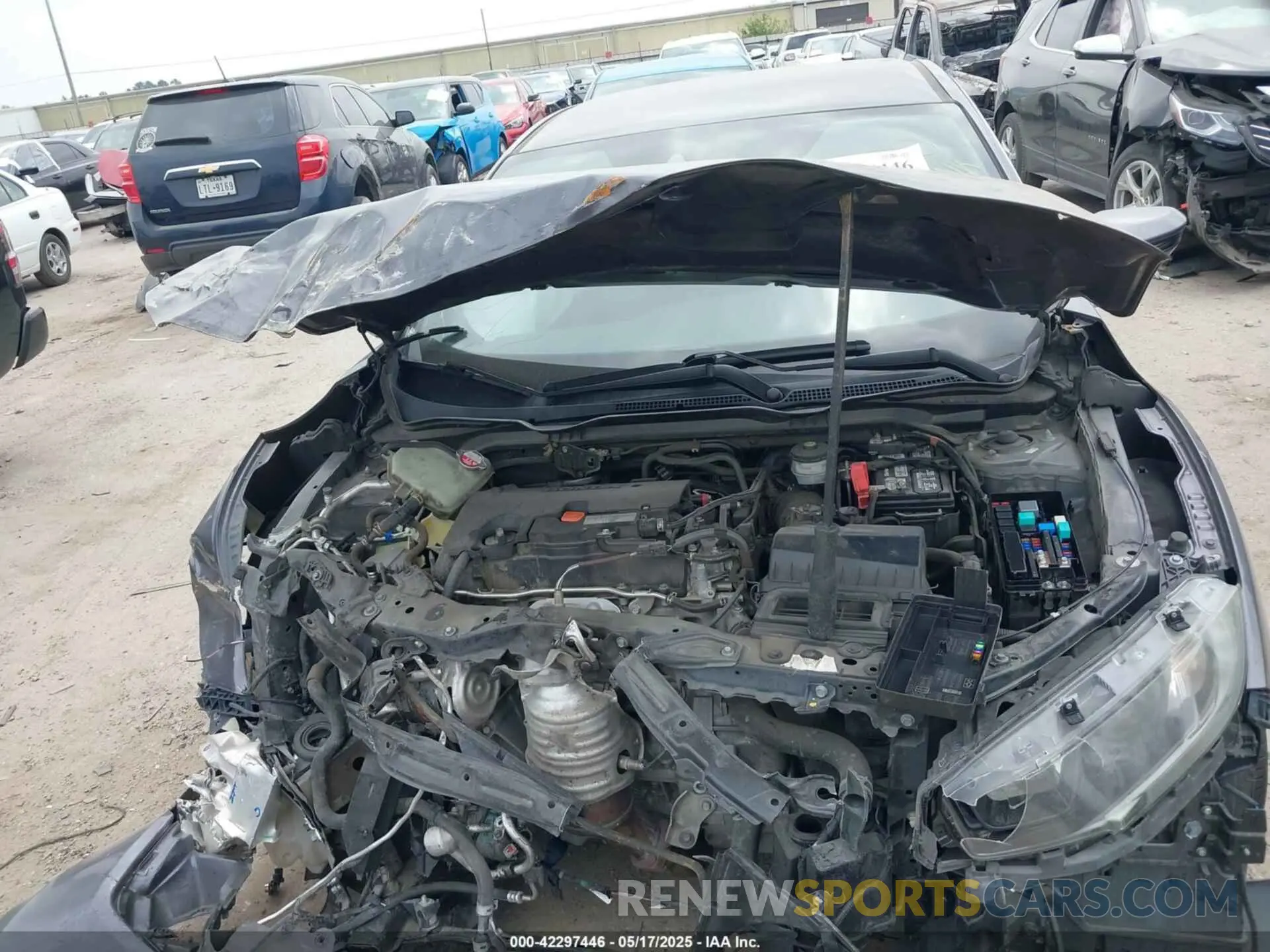 10 Photograph of a damaged car 2HGFC2F81KH500341 HONDA CIVIC 2019