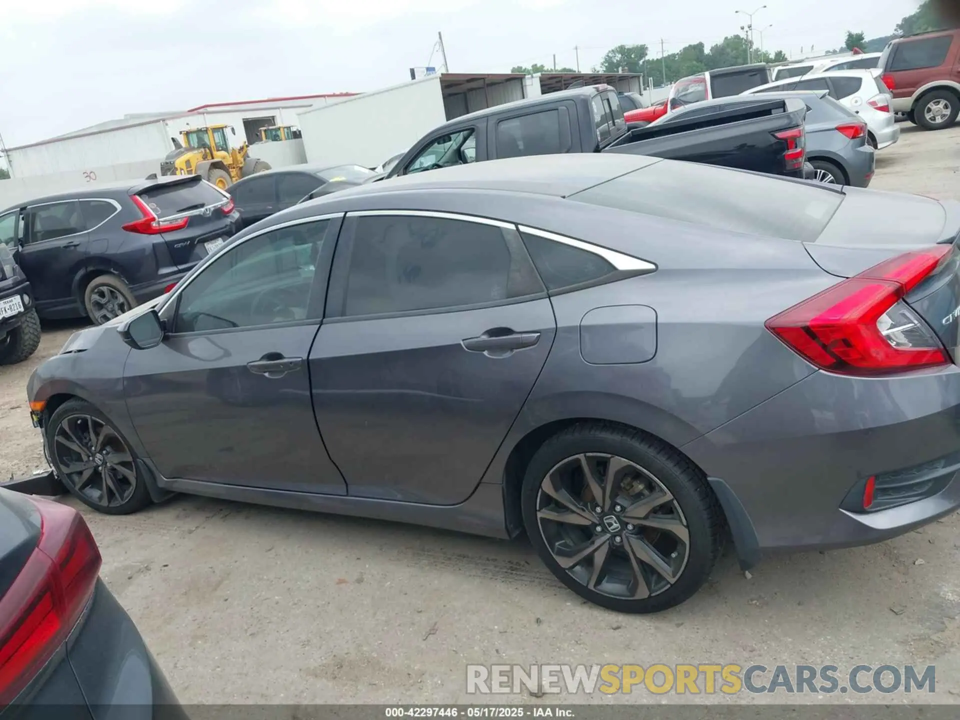 13 Photograph of a damaged car 2HGFC2F81KH500341 HONDA CIVIC 2019