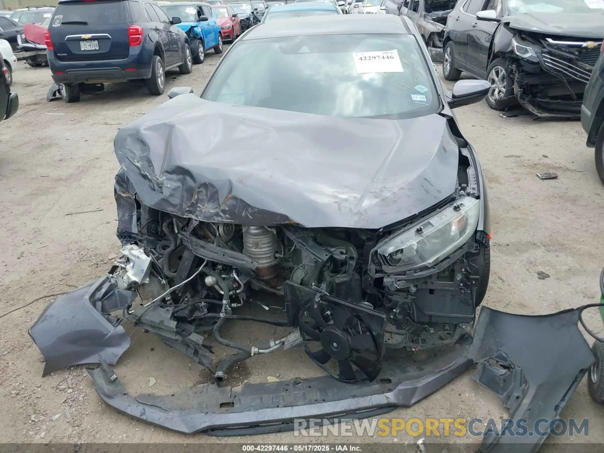6 Photograph of a damaged car 2HGFC2F81KH500341 HONDA CIVIC 2019