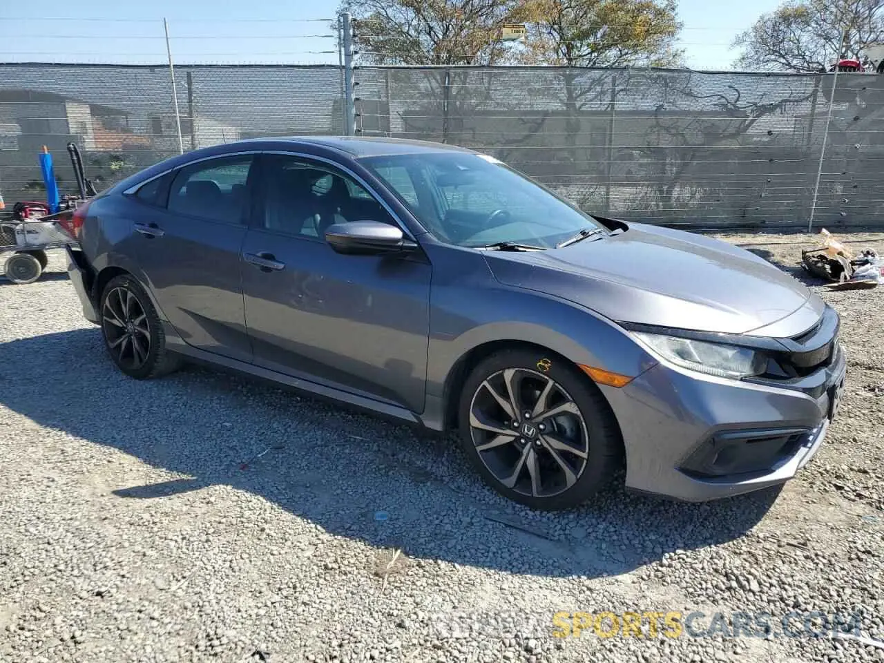 4 Photograph of a damaged car 2HGFC2F81KH513137 HONDA CIVIC 2019