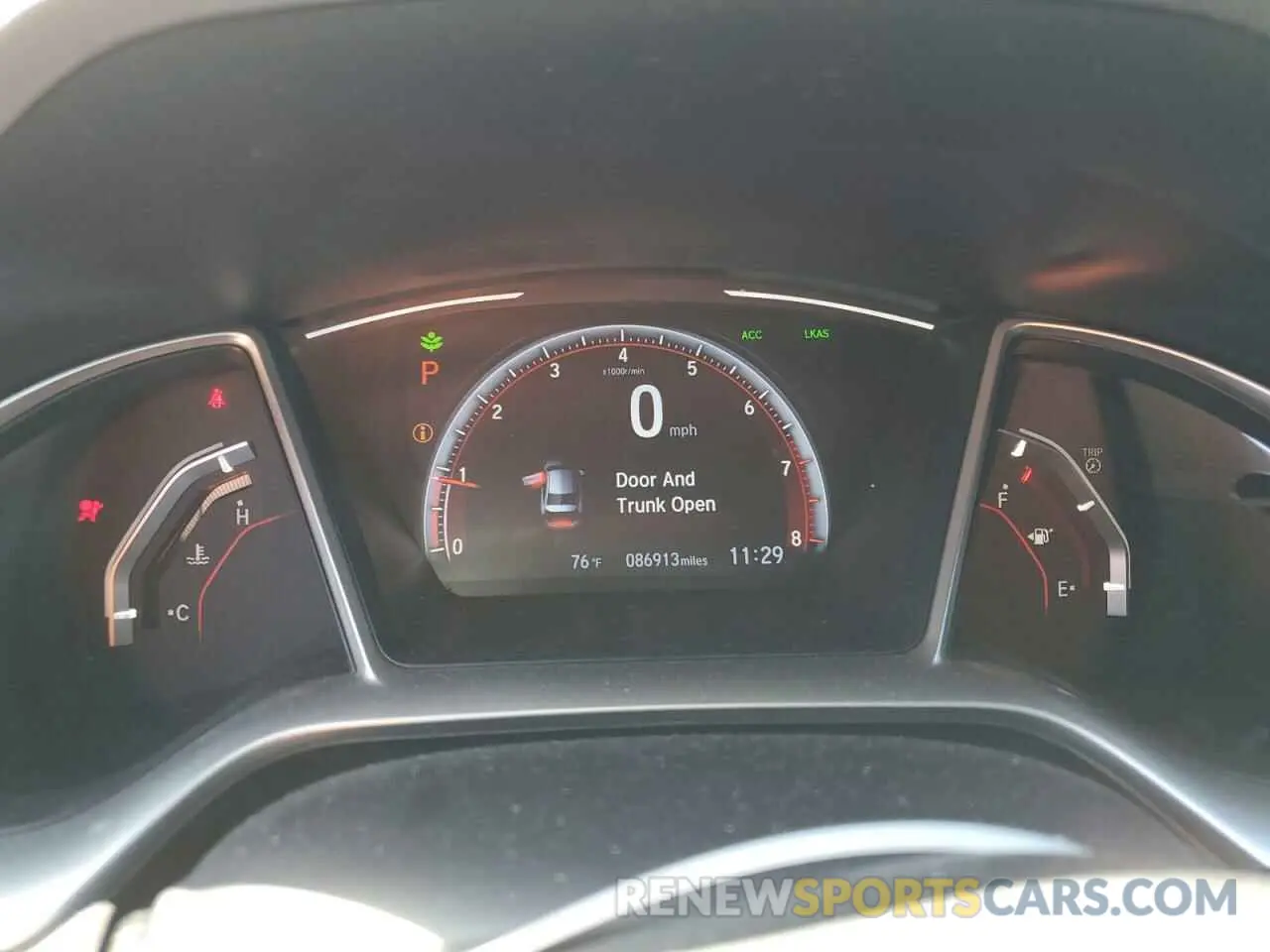 9 Photograph of a damaged car 2HGFC2F81KH513137 HONDA CIVIC 2019