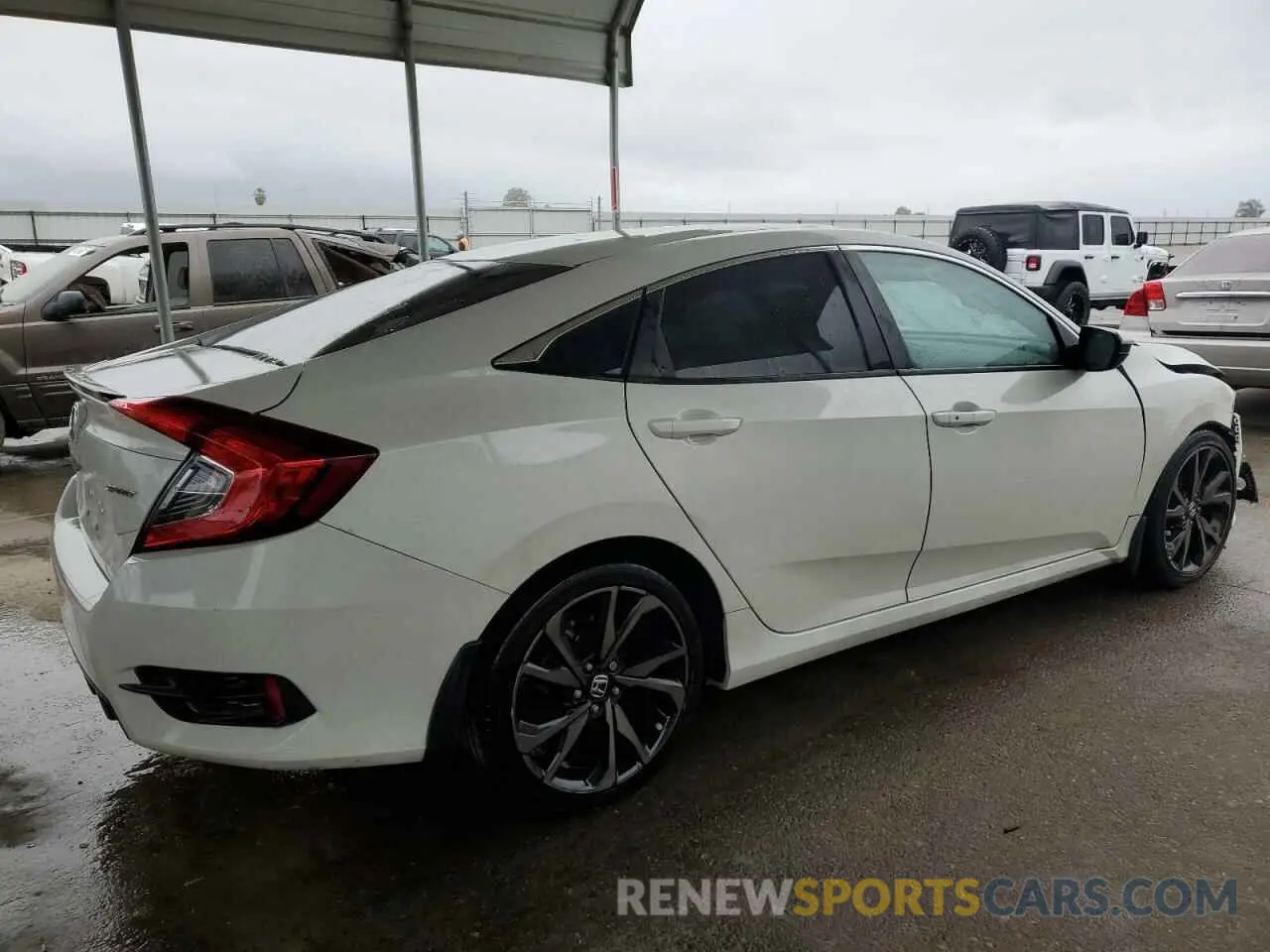 3 Photograph of a damaged car 2HGFC2F81KH518239 HONDA CIVIC 2019