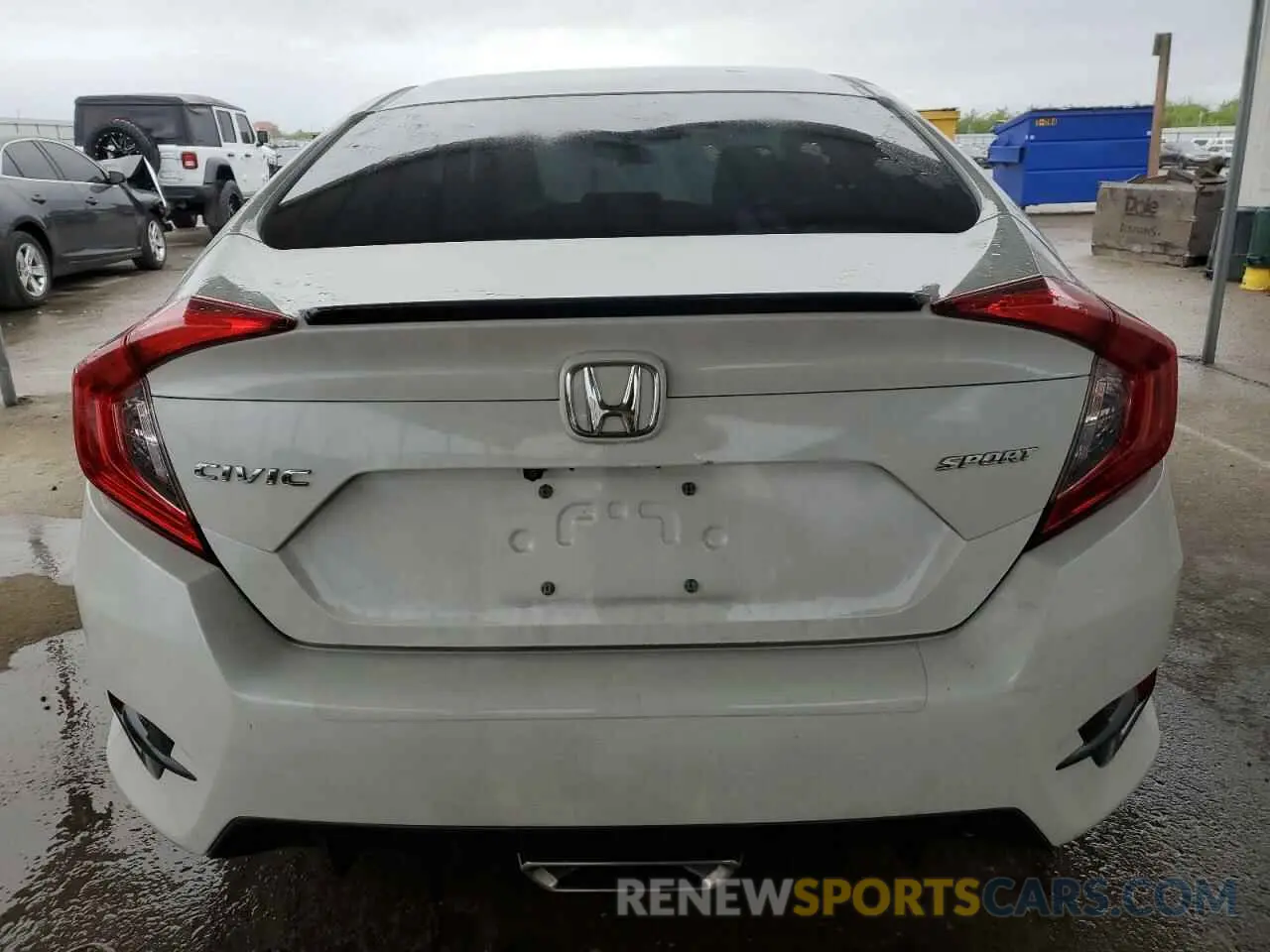 6 Photograph of a damaged car 2HGFC2F81KH518239 HONDA CIVIC 2019