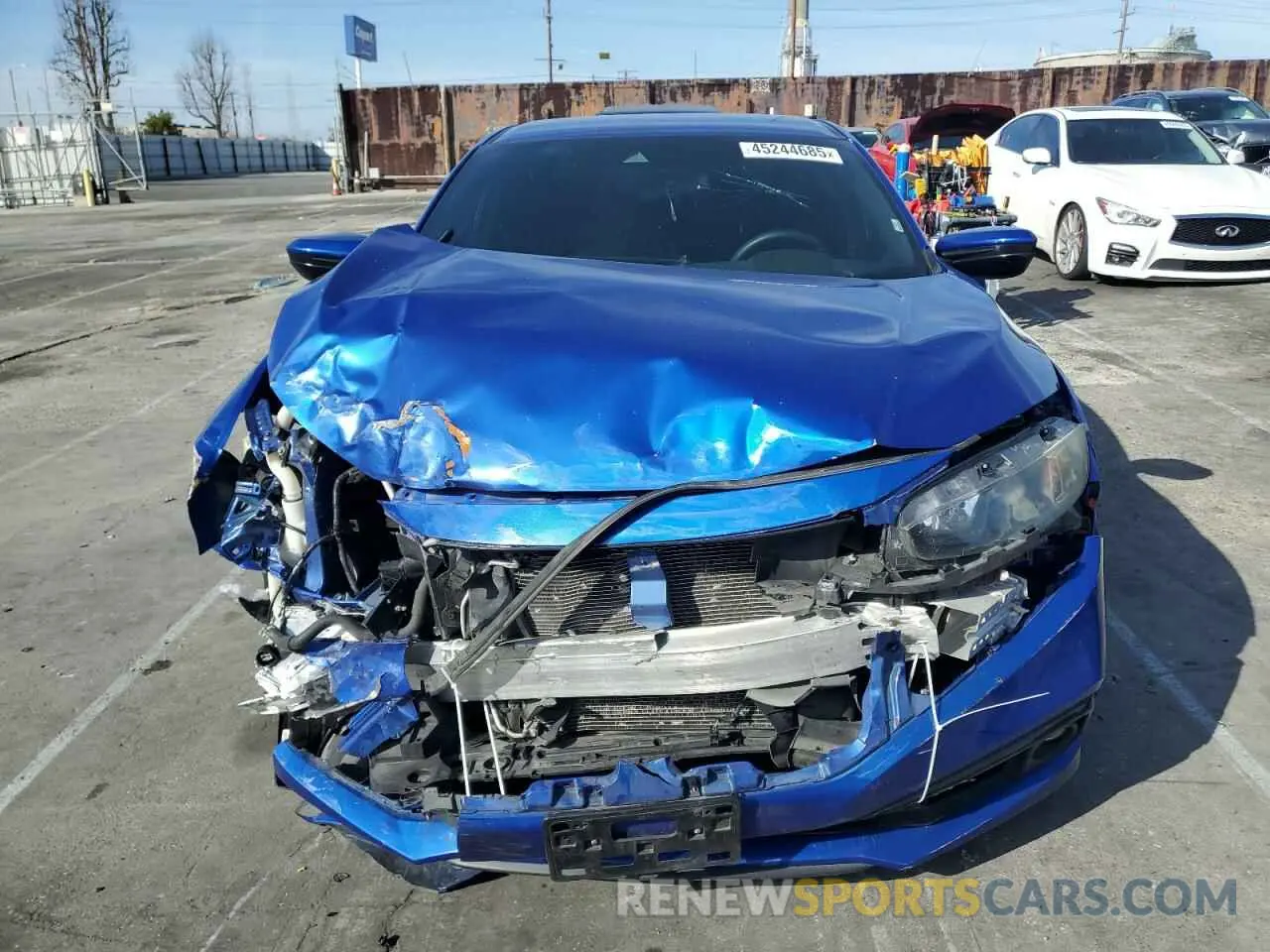 5 Photograph of a damaged car 2HGFC2F81KH525093 HONDA CIVIC 2019