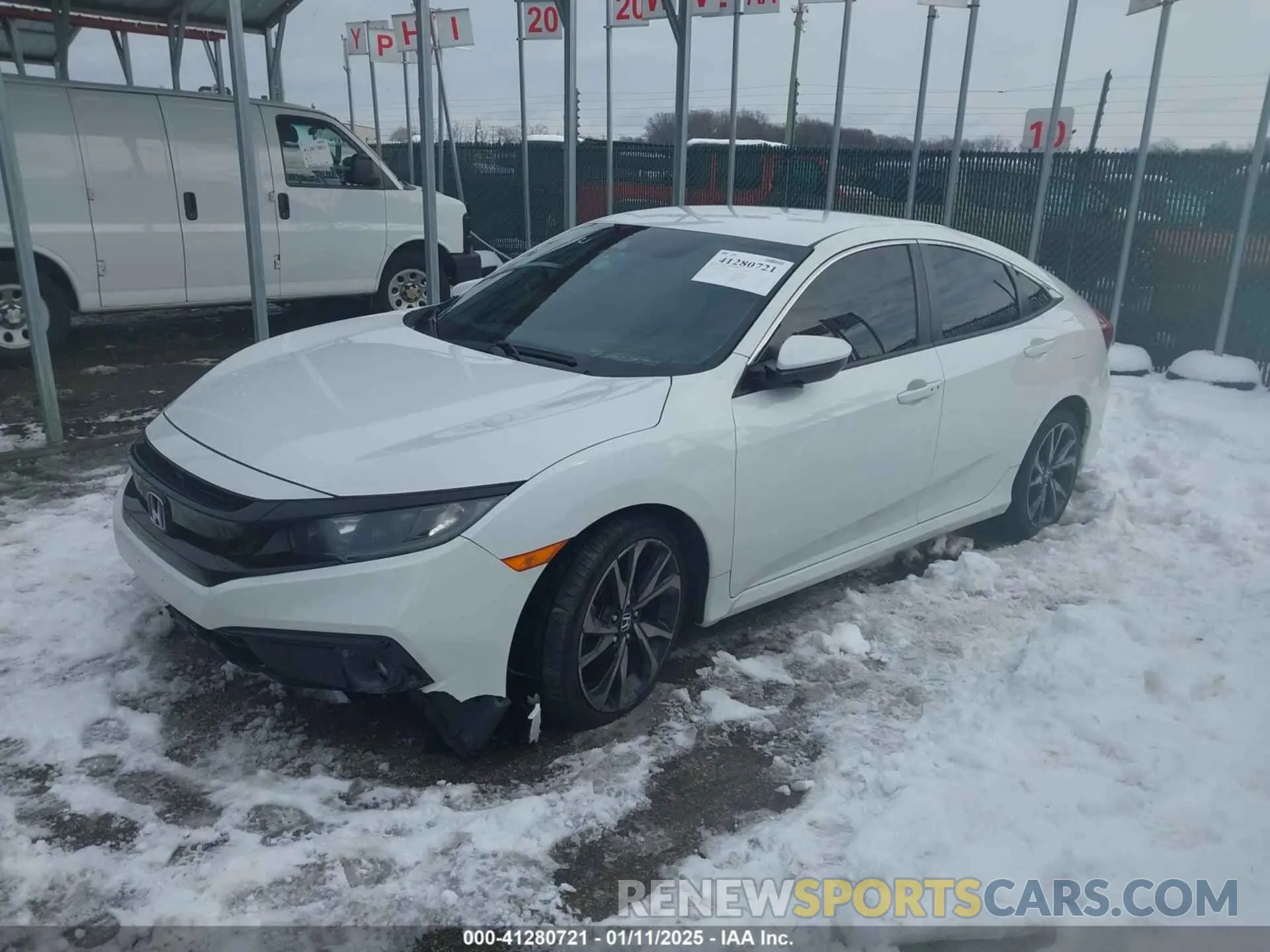 2 Фотография поврежденного автомобиля 2HGFC2F81KH528849 HONDA CIVIC 2019