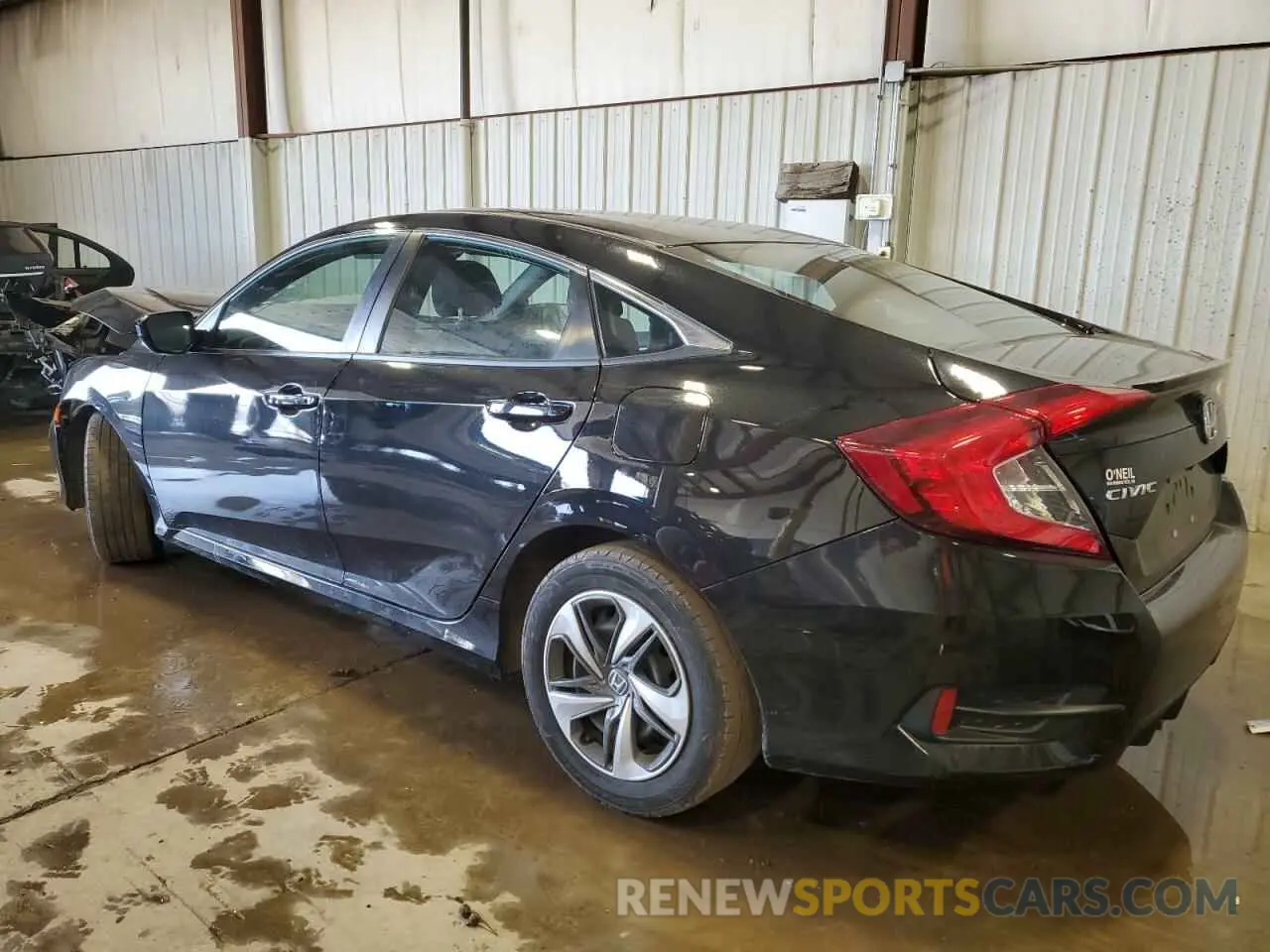 2 Photograph of a damaged car 2HGFC2F81KH529550 HONDA CIVIC 2019