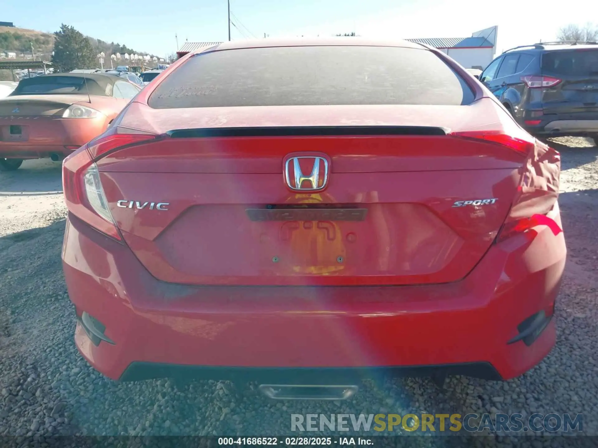16 Photograph of a damaged car 2HGFC2F81KH535994 HONDA CIVIC 2019
