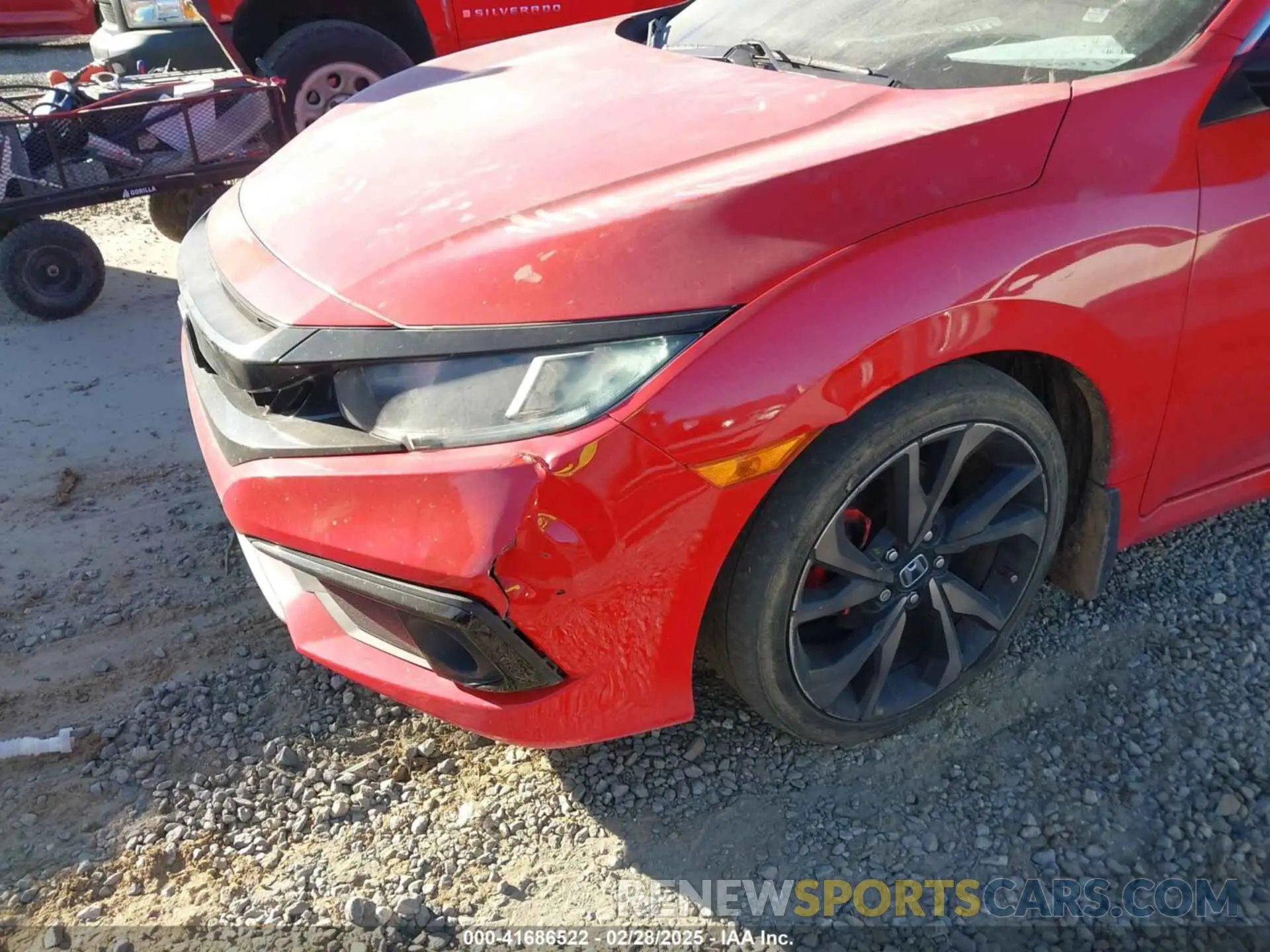 6 Photograph of a damaged car 2HGFC2F81KH535994 HONDA CIVIC 2019